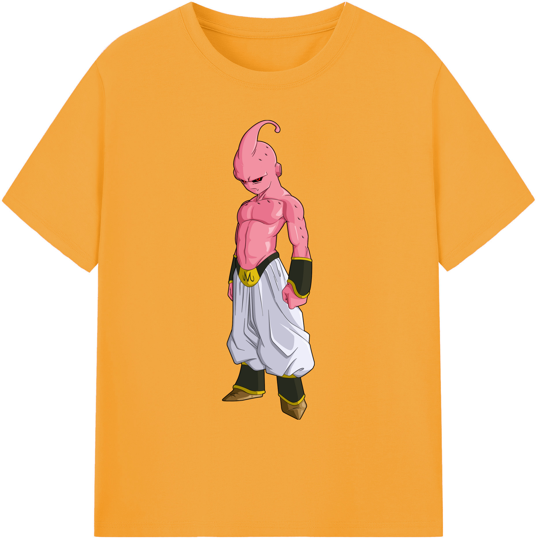 （画像用） ドラゴンボール 魔人ブウ DRAGON BALL Majin Buu 綿100％ メンズ半袖Tシャツ｜肌触りやわらか＆通気性