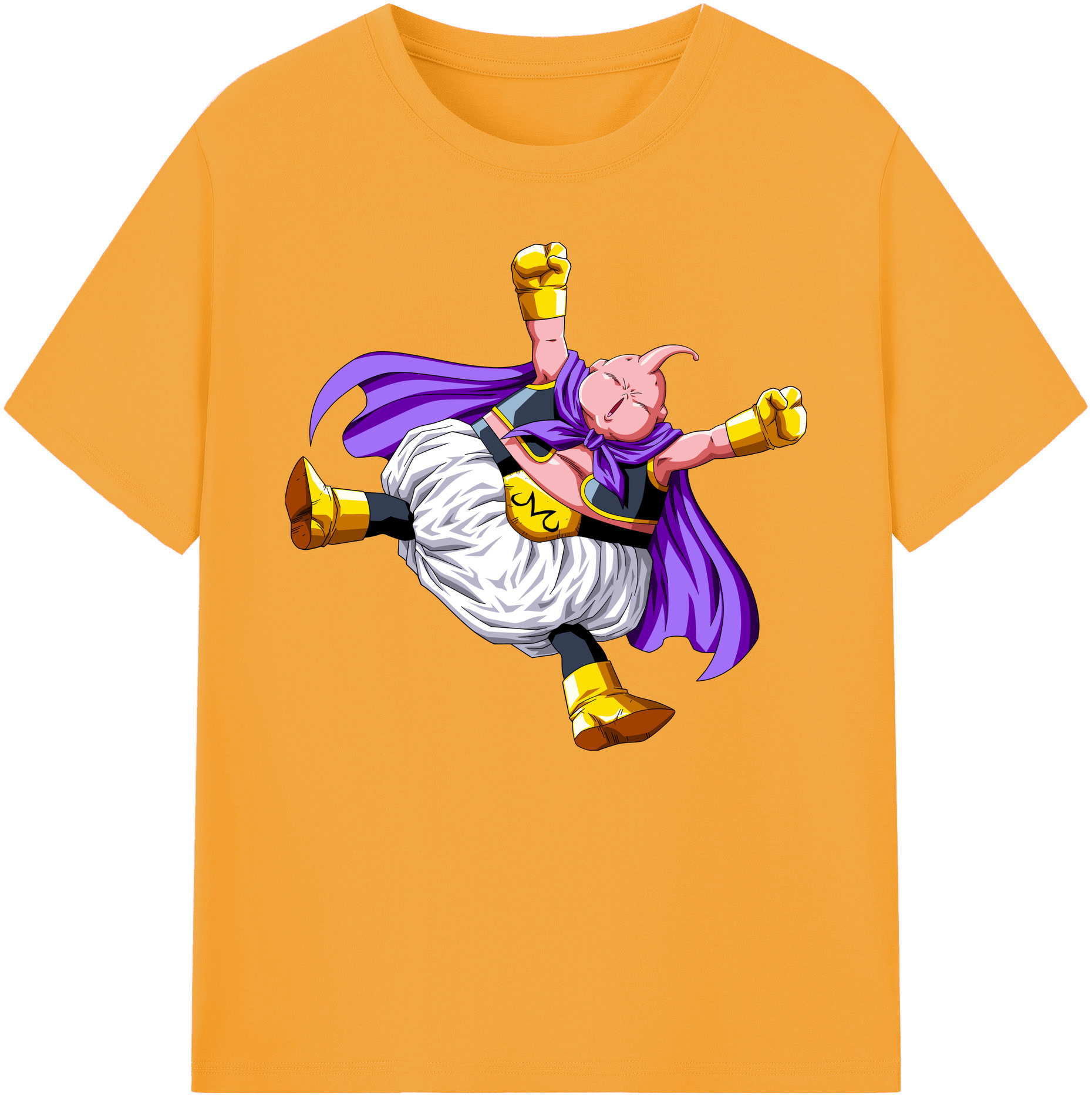 （画像用） ドラゴンボール 魔人ブウ DRAGON BALL Majin Buu 綿100％ メンズ半袖Tシャツ｜肌触りやわらか＆通気性
