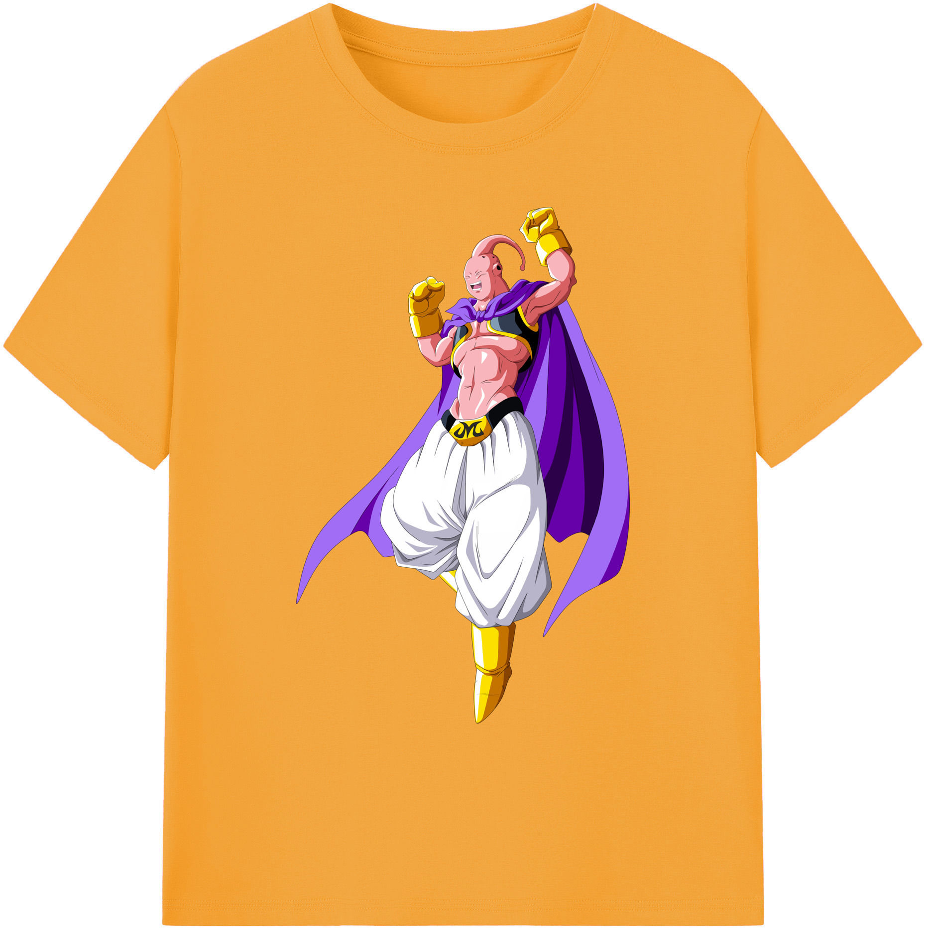 （画像用） ドラゴンボール 魔人ブウ DRAGON BALL Majin Buu 綿100％ メンズ半袖Tシャツ｜肌触りやわらか＆通気性