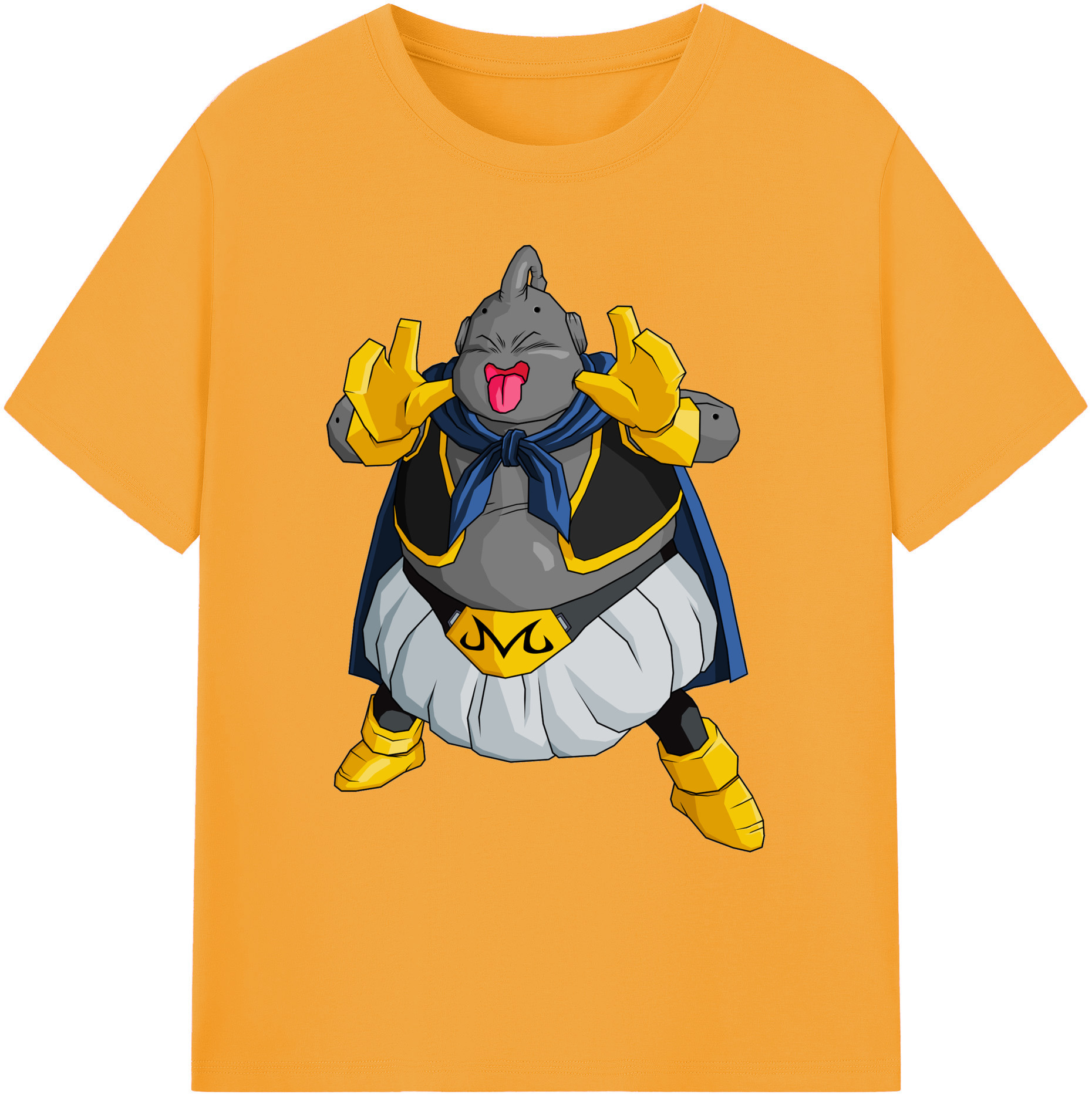 （画像用） ドラゴンボール 魔人ブウ DRAGON BALL Majin Buu 綿100％ メンズ半袖Tシャツ｜肌触りやわらか＆通気性
