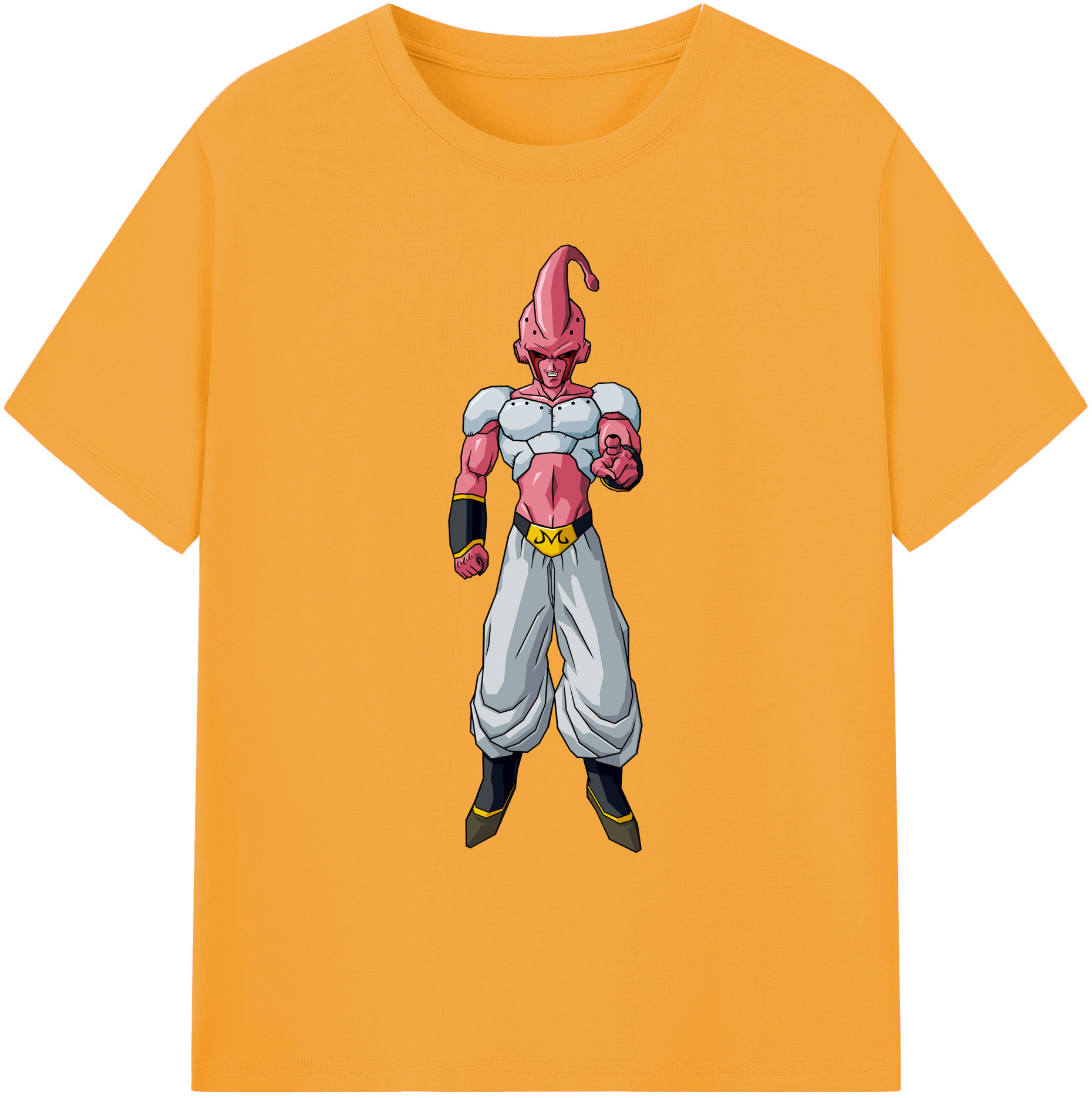 （画像用） ドラゴンボール 魔人ブウ DRAGON BALL Majin Buu 綿100％ メンズ半袖Tシャツ｜肌触りやわらか＆通気性