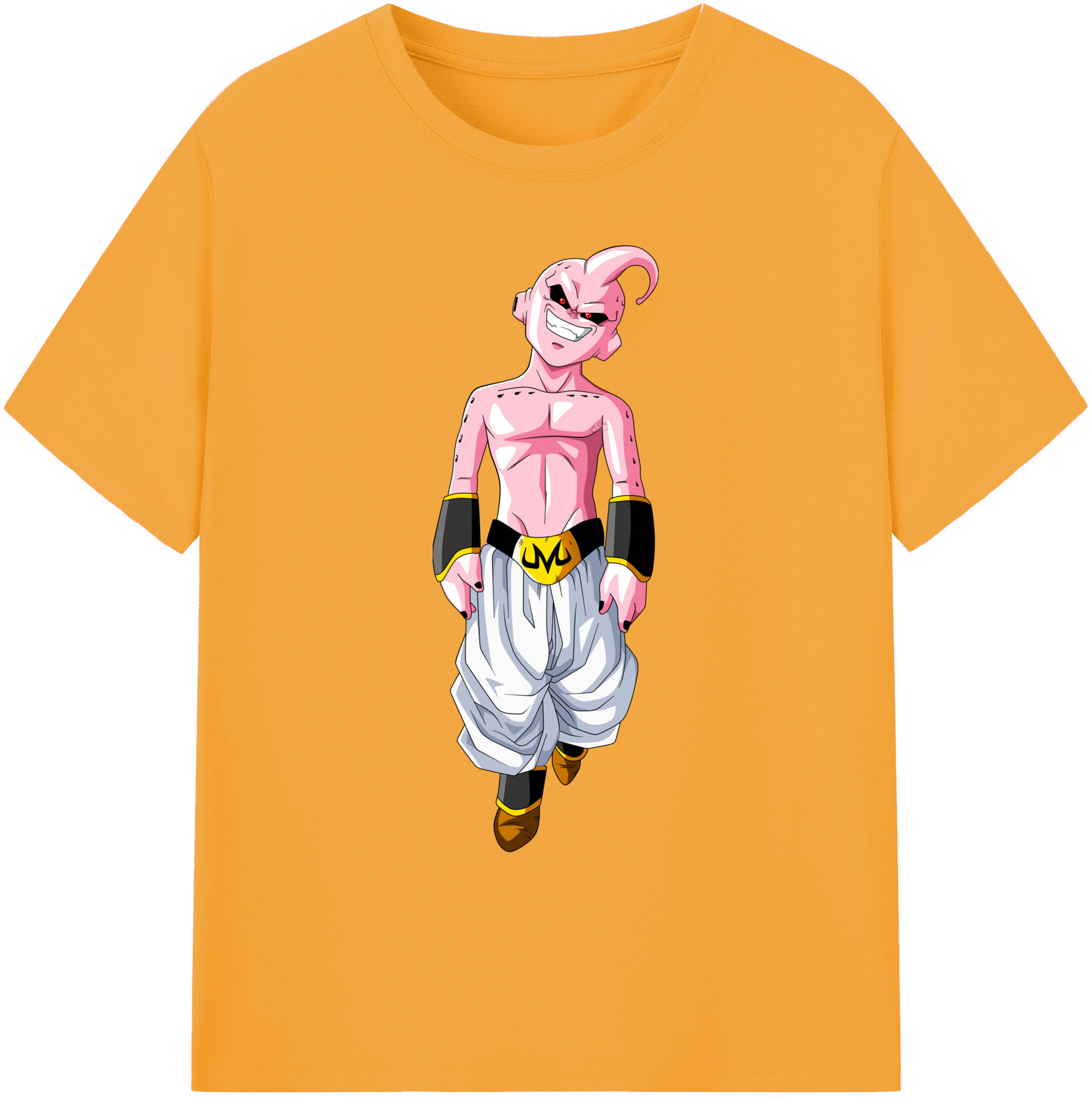 （画像用） ドラゴンボール 魔人ブウ DRAGON BALL Majin Buu 綿100％ メンズ半袖Tシャツ｜肌触りやわらか＆通気性