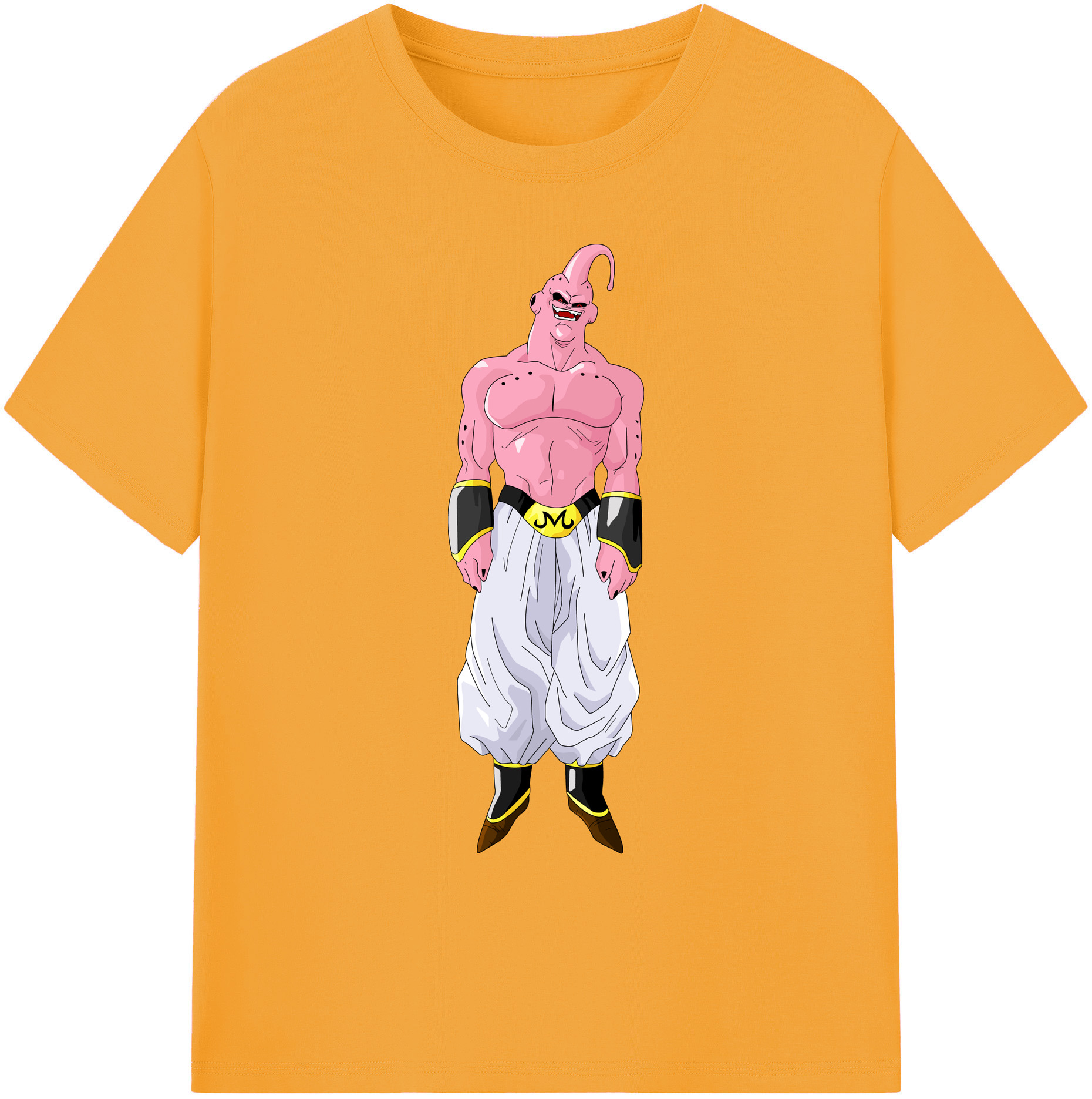 （画像用） ドラゴンボール 魔人ブウ DRAGON BALL Majin Buu 綿100％ メンズ半袖Tシャツ｜肌触りやわらか＆通気性