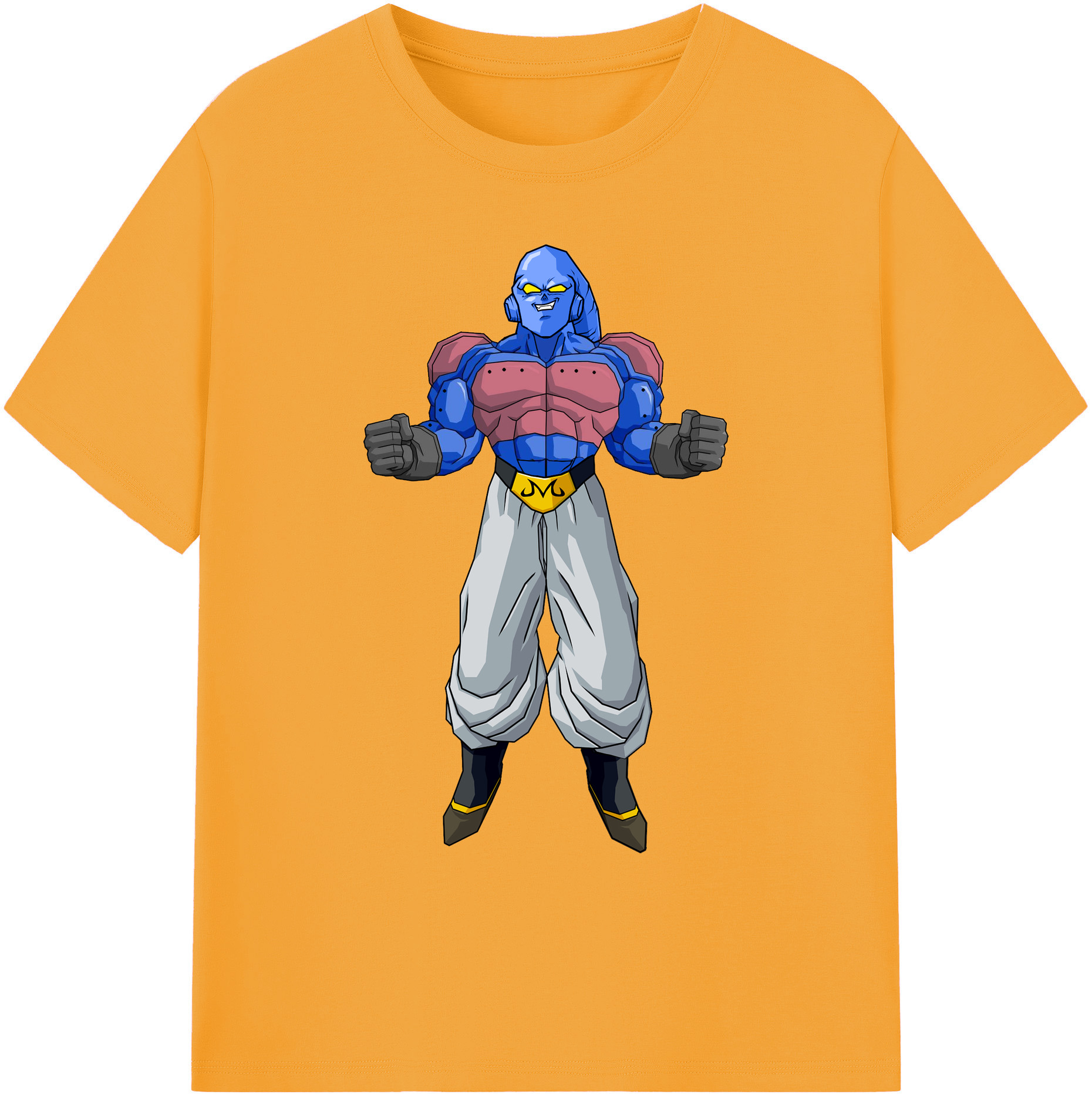 （画像用） ドラゴンボール 魔人ブウ DRAGON BALL Majin Buu 綿100％ メンズ半袖Tシャツ｜肌触りやわらか＆通気性
