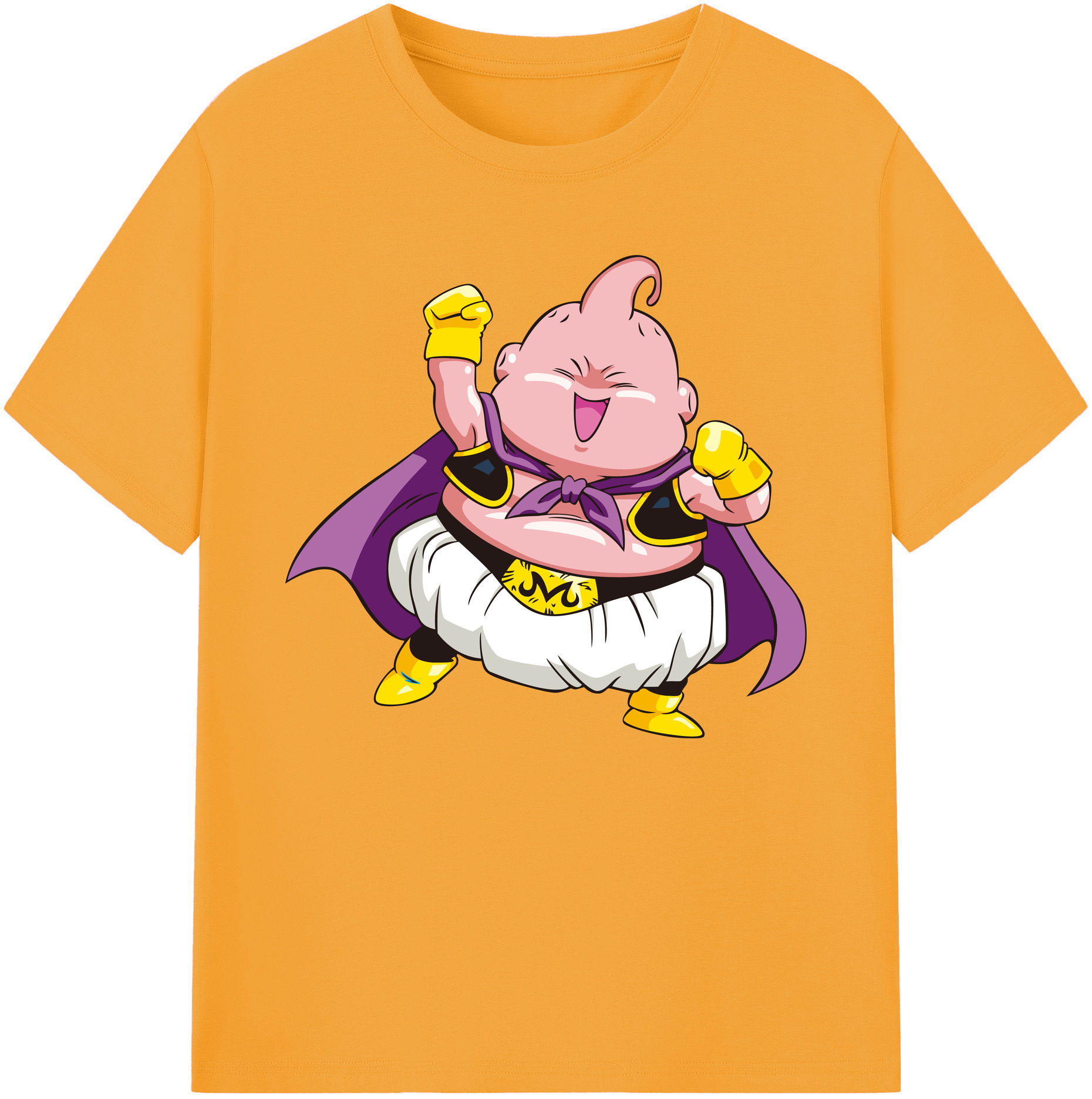 （画像用） ドラゴンボール 魔人ブウ DRAGON BALL Majin Buu 綿100％ メンズ半袖Tシャツ｜肌触りやわらか＆通気性