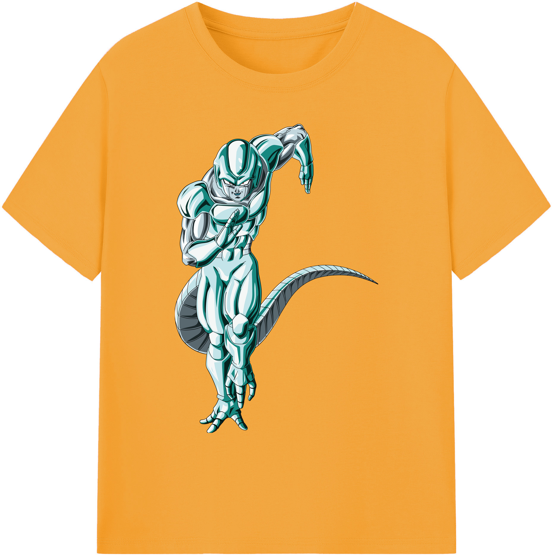 （画像用） ドラゴンボール フリーザ DRAGON BALL Frieza 綿100％ メンズ半袖Tシャツ｜肌触りやわらか＆通気性