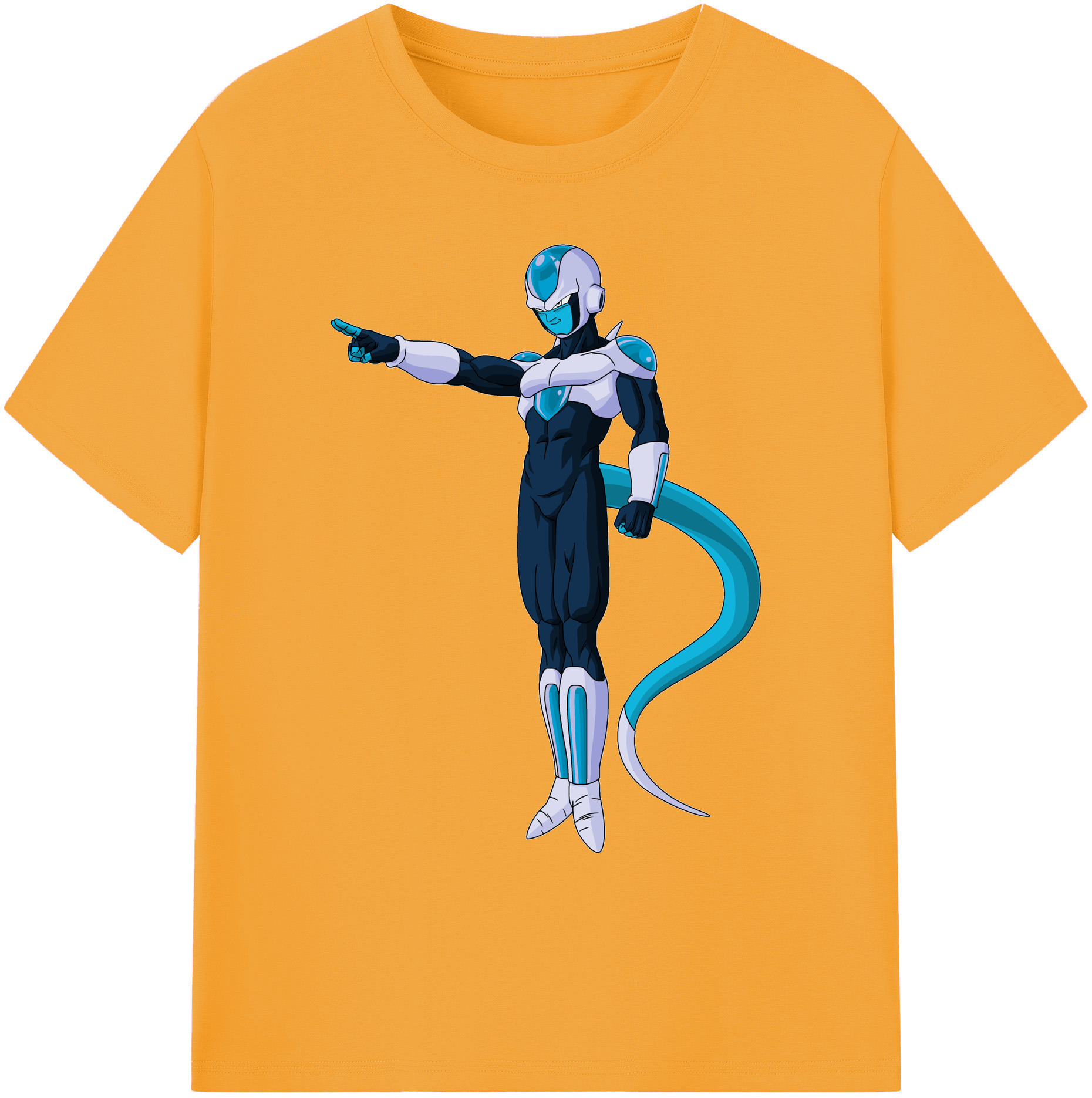 （画像用） ドラゴンボール フリーザ DRAGON BALL Frieza 綿100％ メンズ半袖Tシャツ｜肌触りやわらか＆通気性