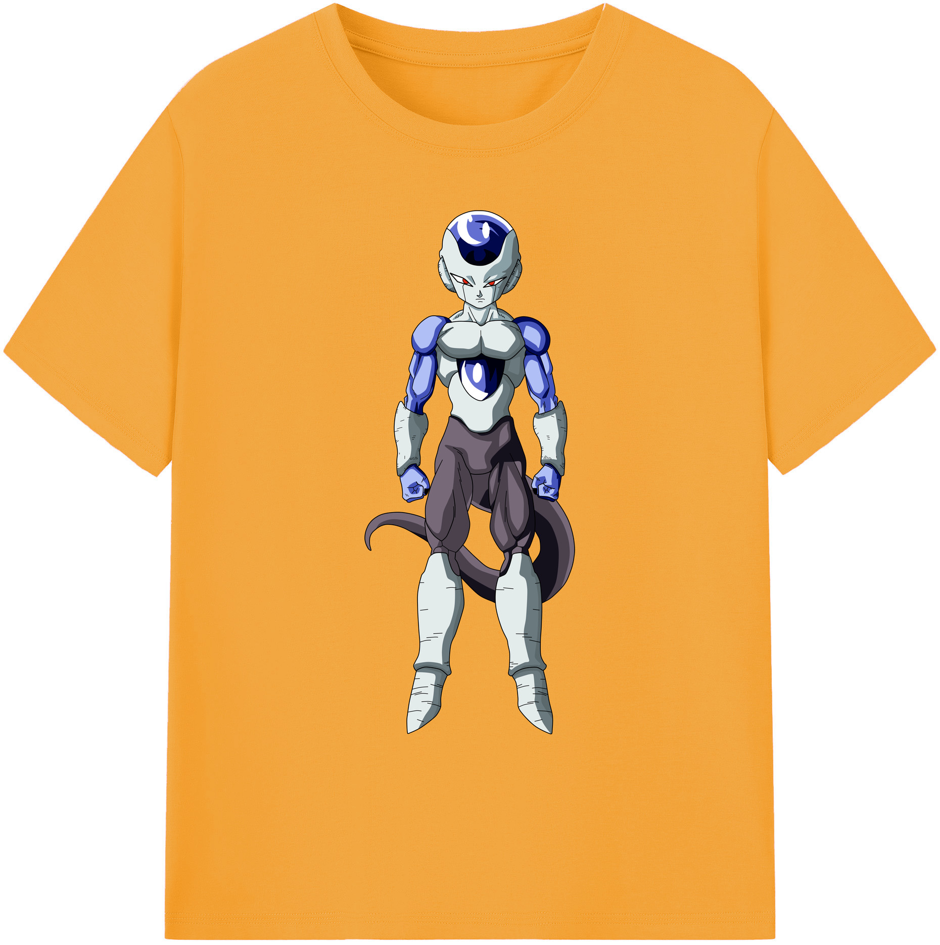 （画像用） ドラゴンボール フリーザ DRAGON BALL Frieza 綿100％ メンズ半袖Tシャツ｜肌触りやわらか＆通気性