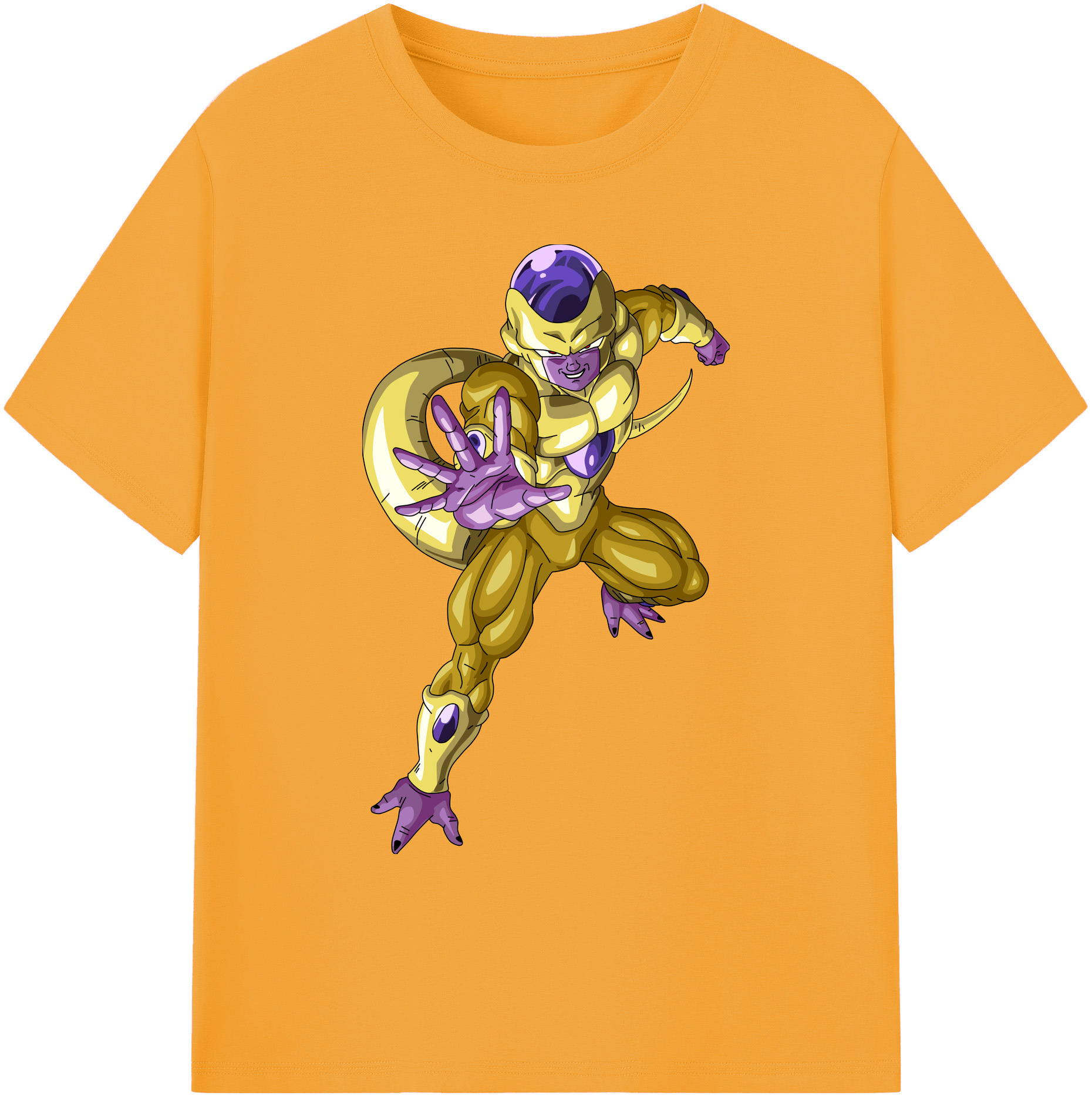 （画像用） ドラゴンボール フリーザ DRAGON BALL Frieza 綿100％ メンズ半袖Tシャツ｜肌触りやわらか＆通気性