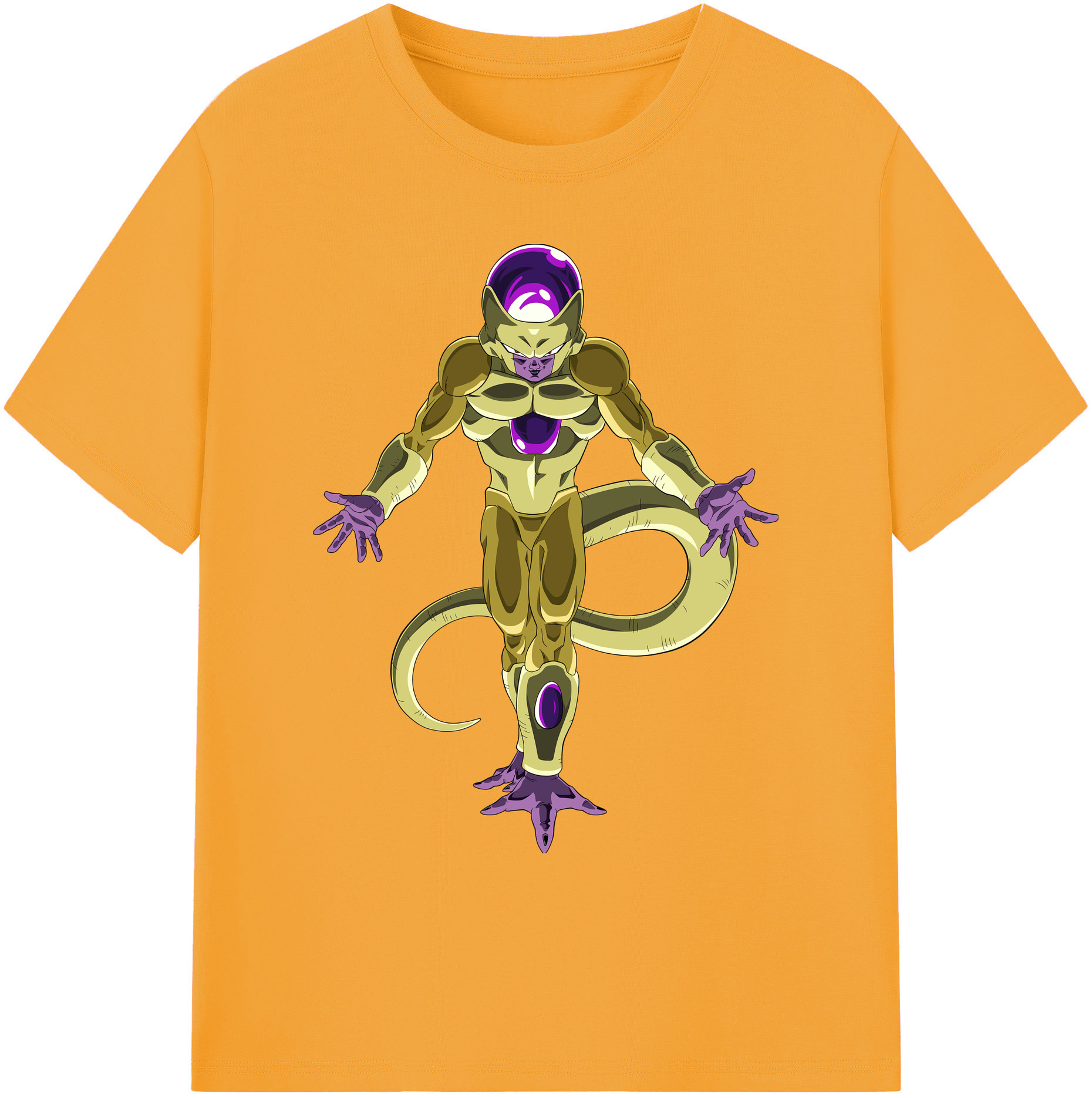 （画像用） ドラゴンボール フリーザ DRAGON BALL Frieza 綿100％ メンズ半袖Tシャツ｜肌触りやわらか＆通気性