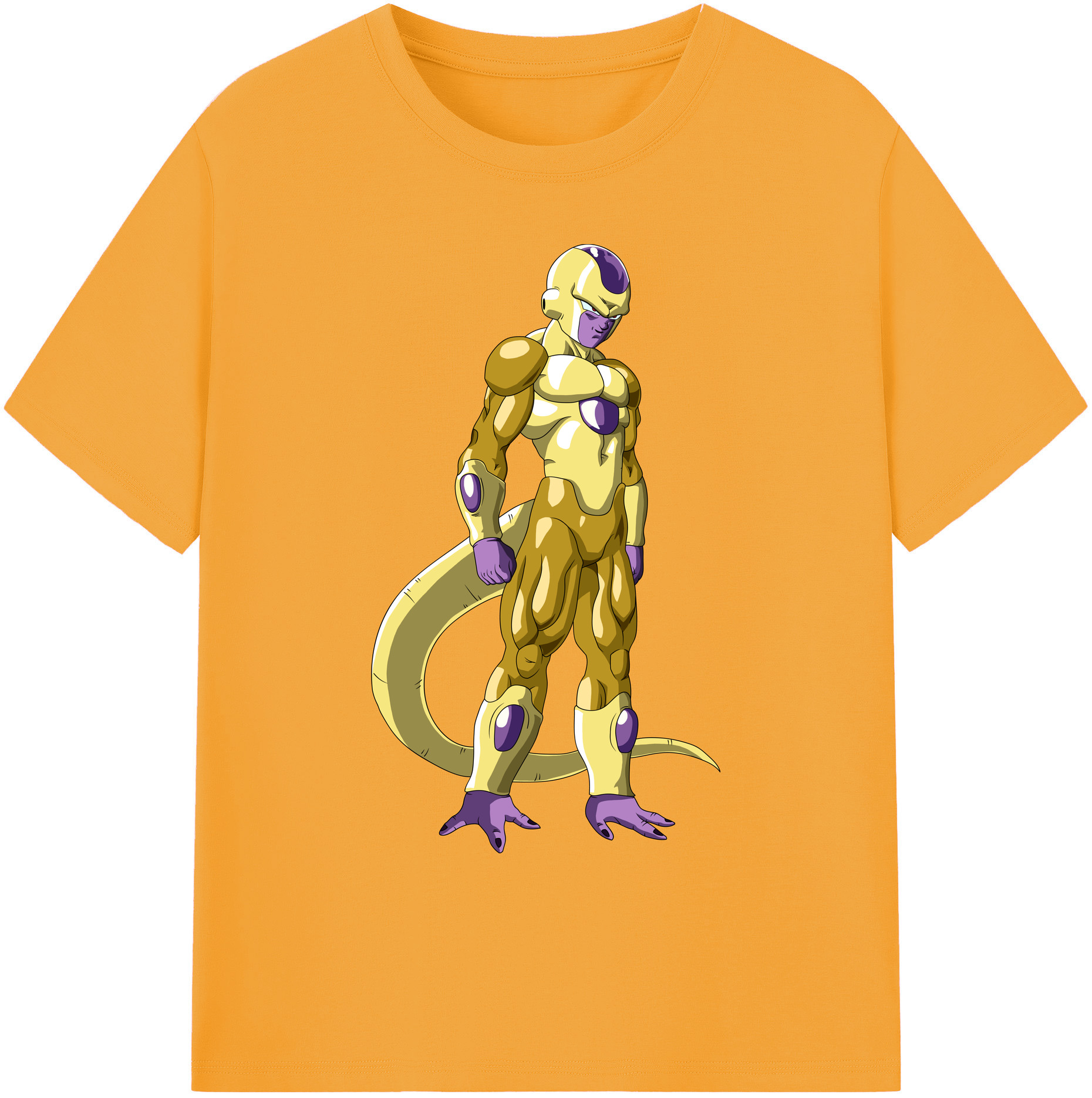 （画像用） ドラゴンボール フリーザ DRAGON BALL Frieza 綿100％ メンズ半袖Tシャツ｜肌触りやわらか＆通気性