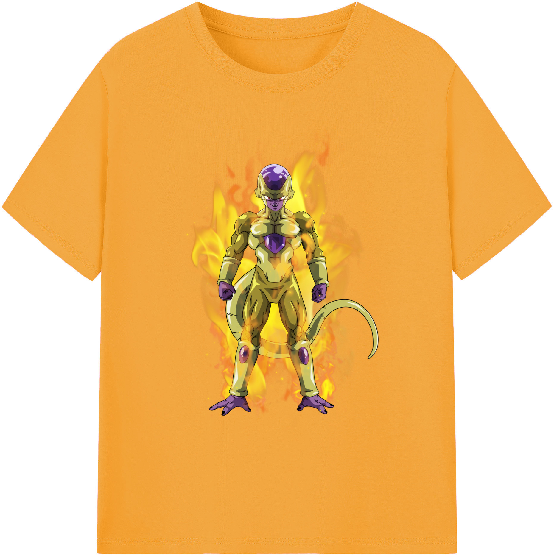 （画像用） ドラゴンボール フリーザ DRAGON BALL Frieza 綿100％ メンズ半袖Tシャツ｜肌触りやわらか＆通気性