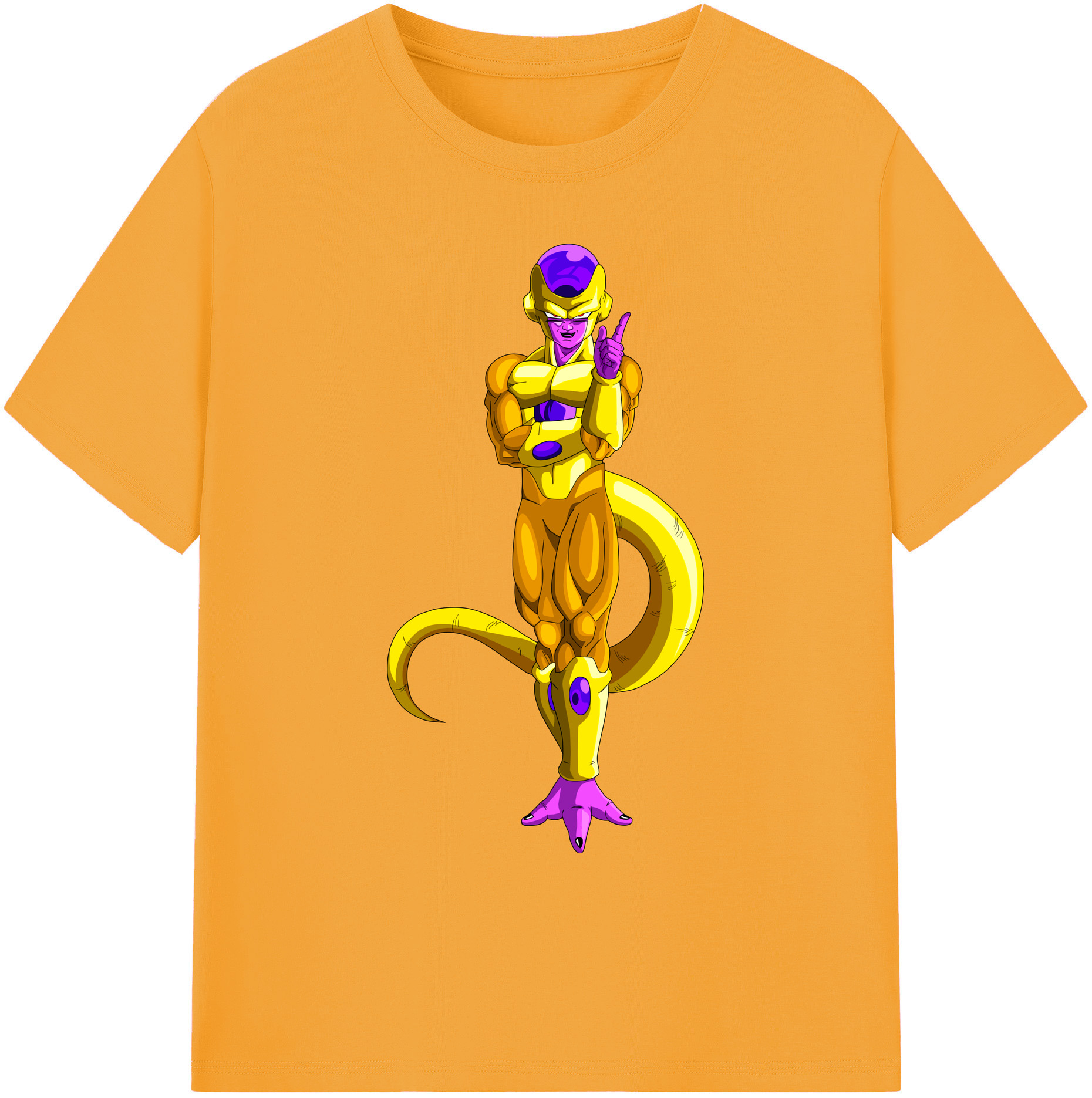 （画像用） ドラゴンボール フリーザ DRAGON BALL Frieza 綿100％ メンズ半袖Tシャツ｜肌触りやわらか＆通気性