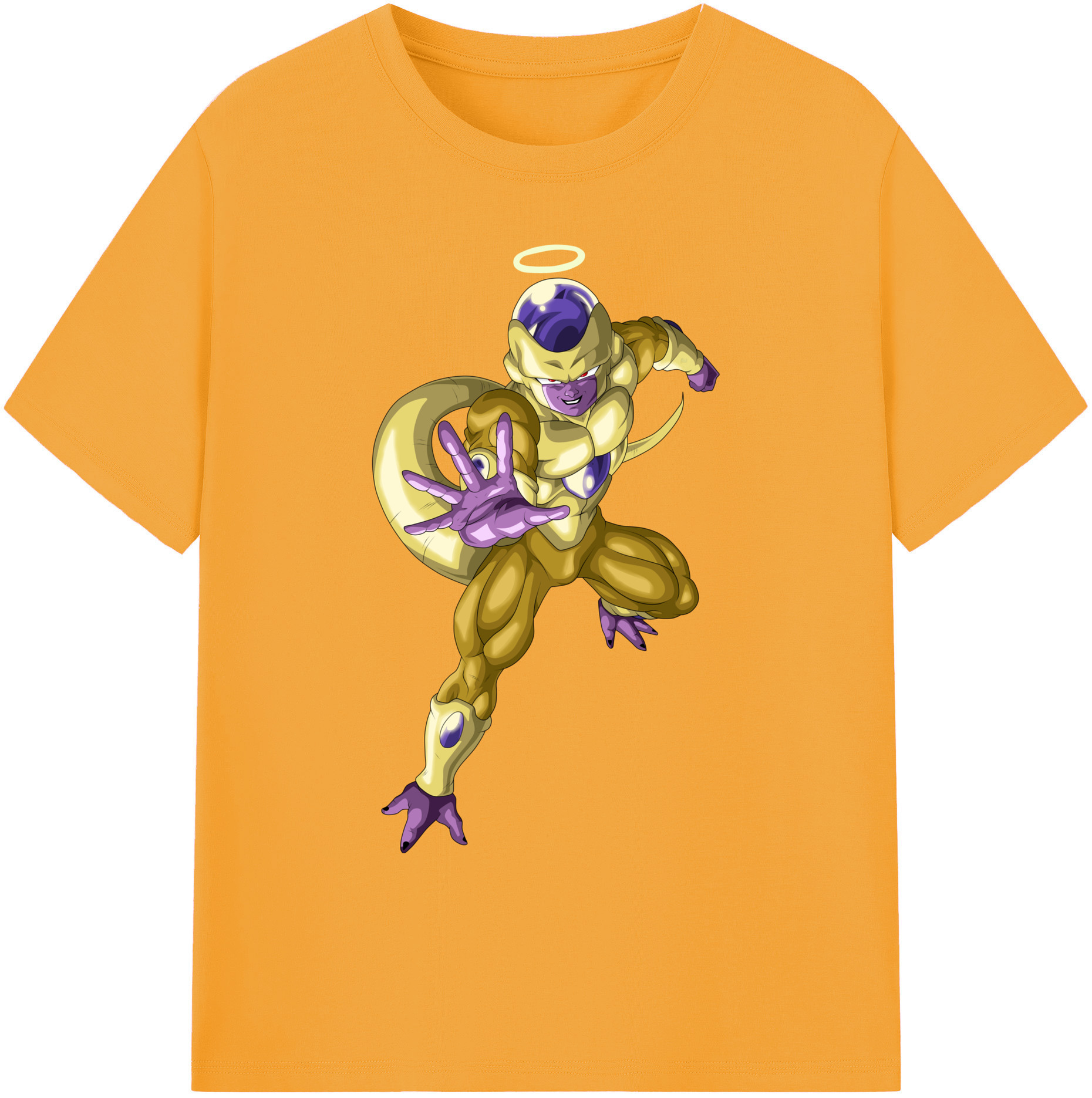 （画像用） ドラゴンボール フリーザ DRAGON BALL Frieza 綿100％ メンズ半袖Tシャツ｜肌触りやわらか＆通気性