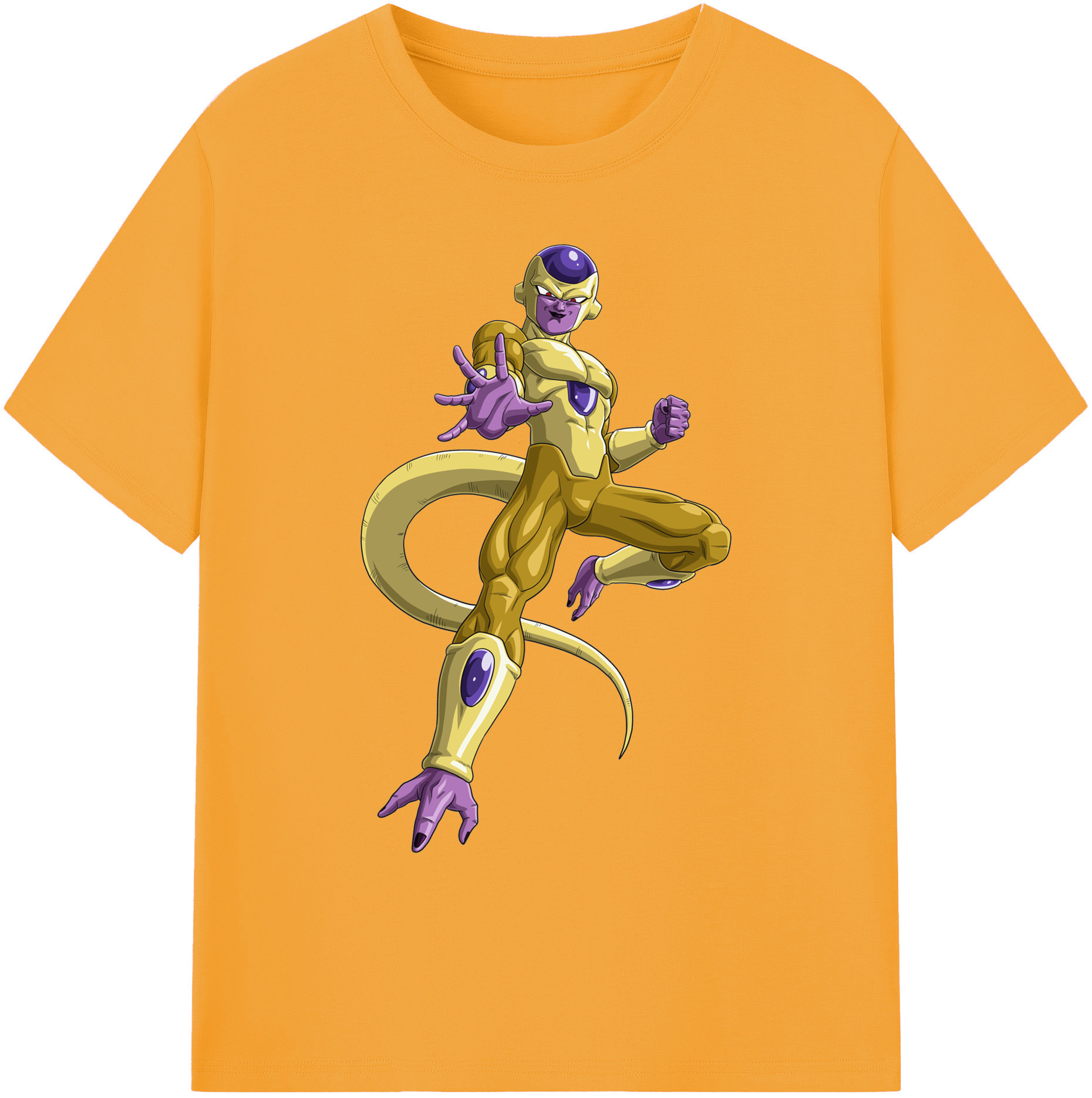 （画像用） ドラゴンボール フリーザ DRAGON BALL Frieza 綿100％ メンズ半袖Tシャツ｜肌触りやわらか＆通気性