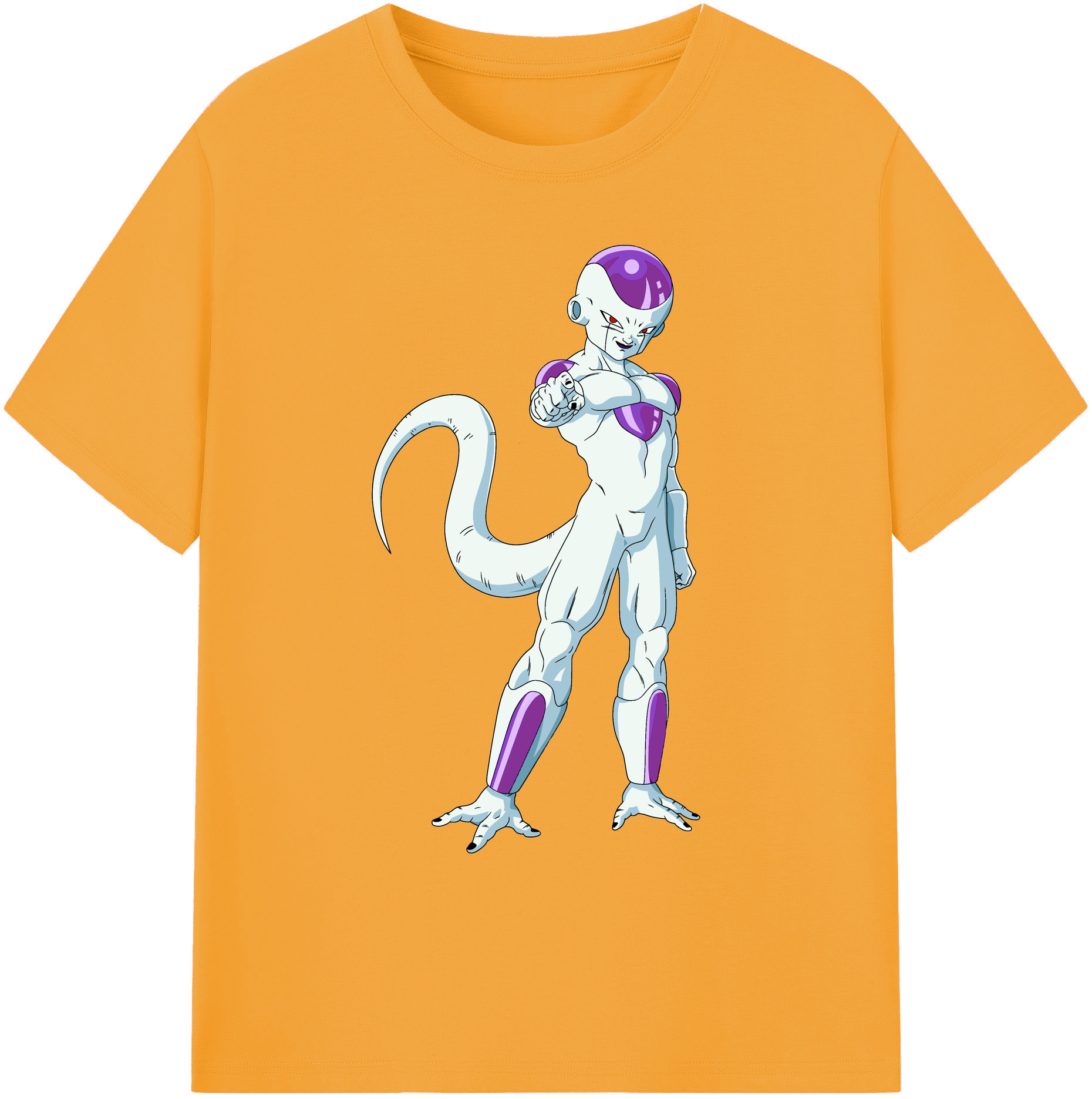 （画像用） ドラゴンボール フリーザ DRAGON BALL Frieza 綿100％ メンズ半袖Tシャツ｜肌触りやわらか＆通気性
