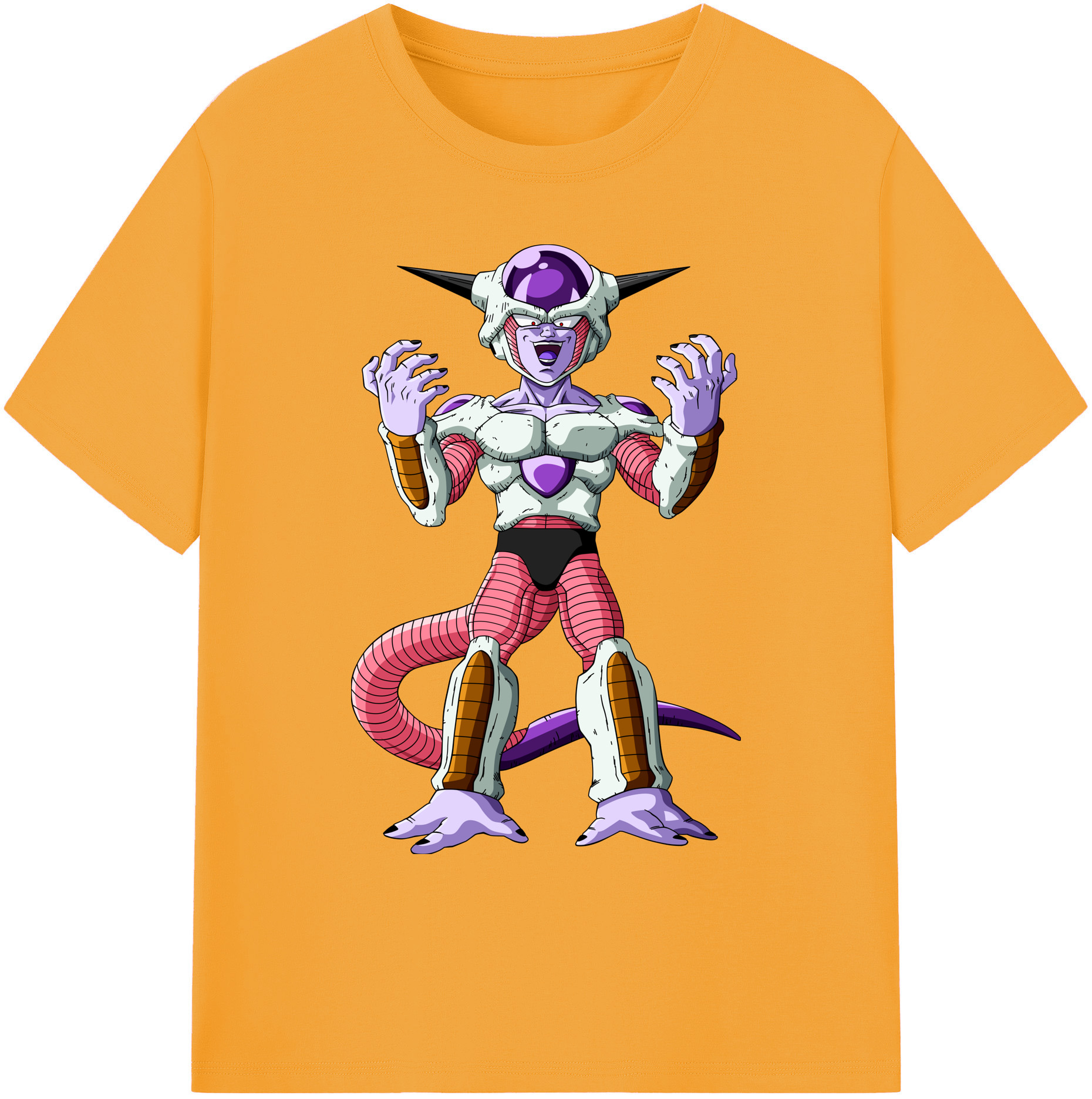 （画像用） ドラゴンボール フリーザ DRAGON BALL Frieza 綿100％ メンズ半袖Tシャツ｜肌触りやわらか＆通気性
