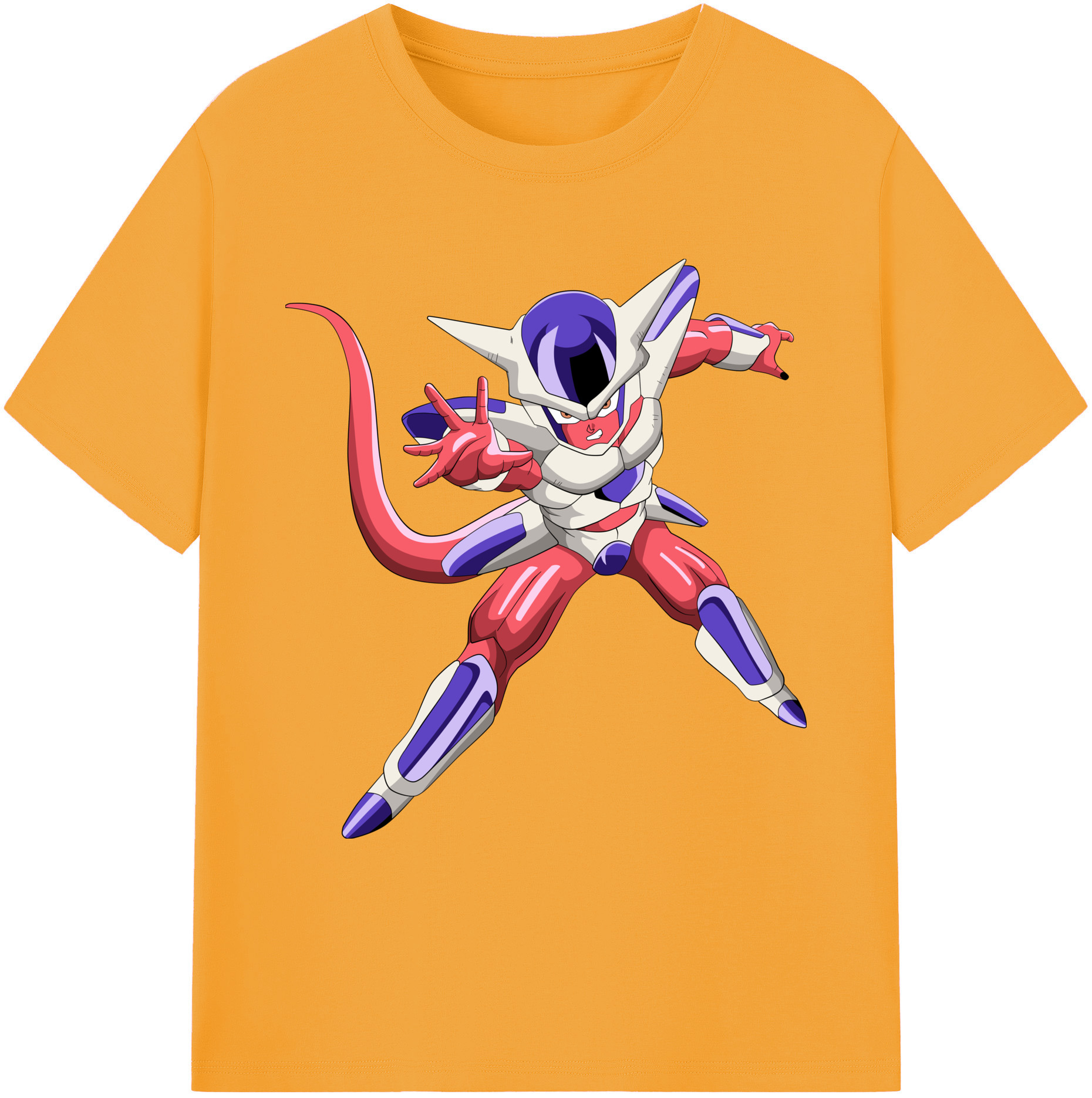 （画像用） ドラゴンボール フリーザ DRAGON BALL Frieza 綿100％ メンズ半袖Tシャツ｜肌触りやわらか＆通気性