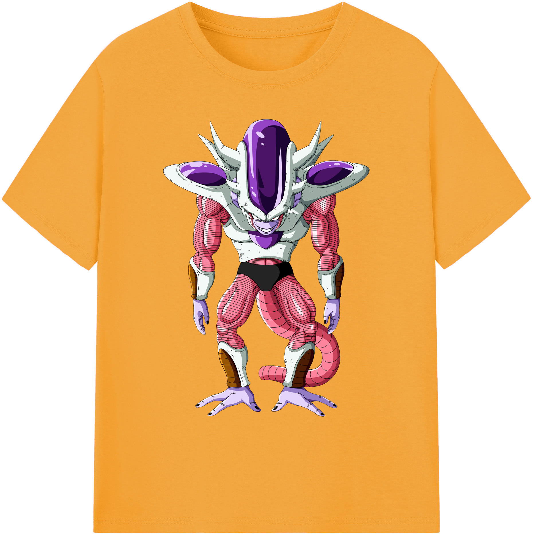 （画像用） ドラゴンボール フリーザ DRAGON BALL Frieza 綿100％ メンズ半袖Tシャツ｜肌触りやわらか＆通気性