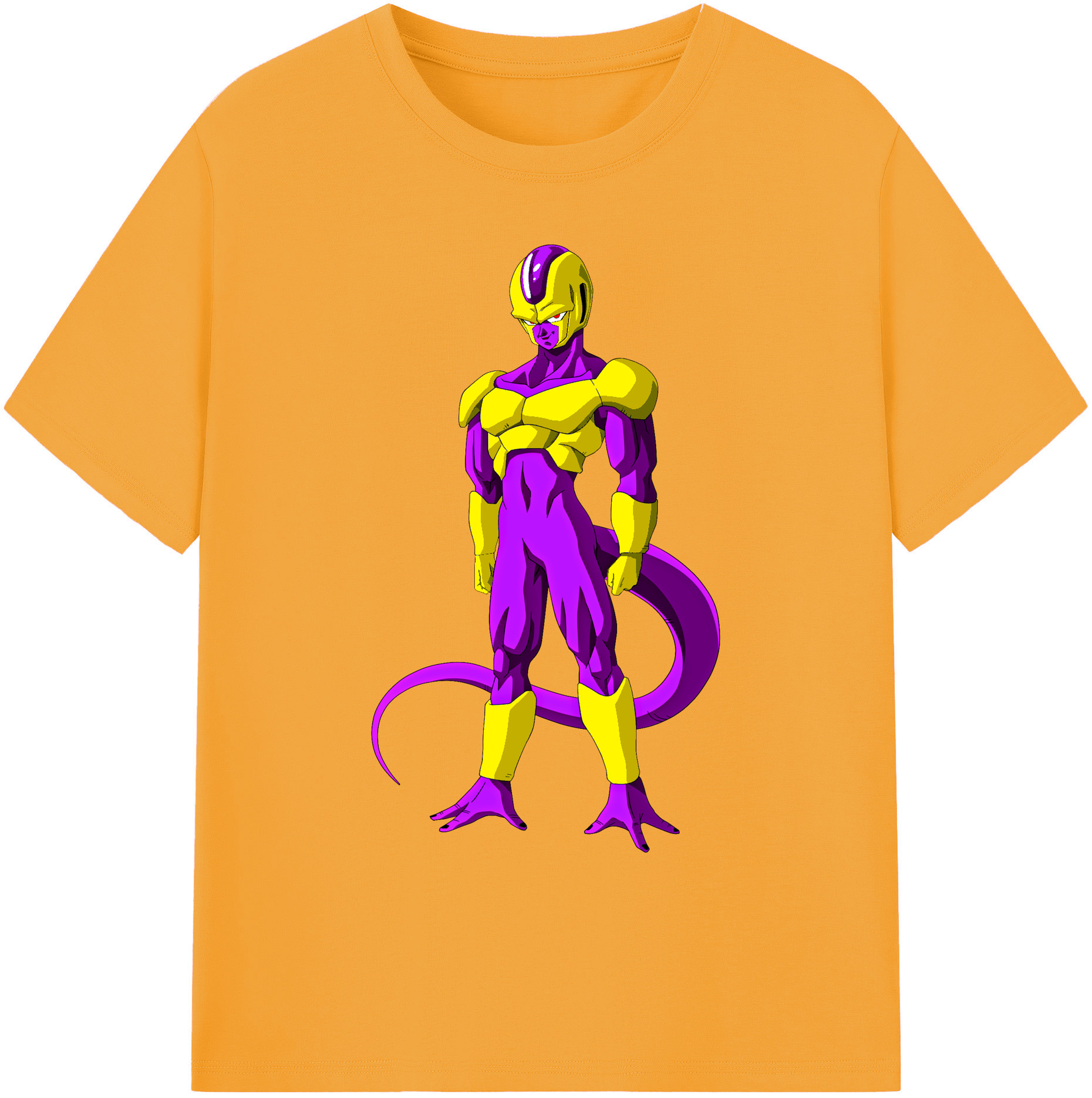 （画像用） ドラゴンボール フリーザ DRAGON BALL Frieza 綿100％ メンズ半袖Tシャツ｜肌触りやわらか＆通気性