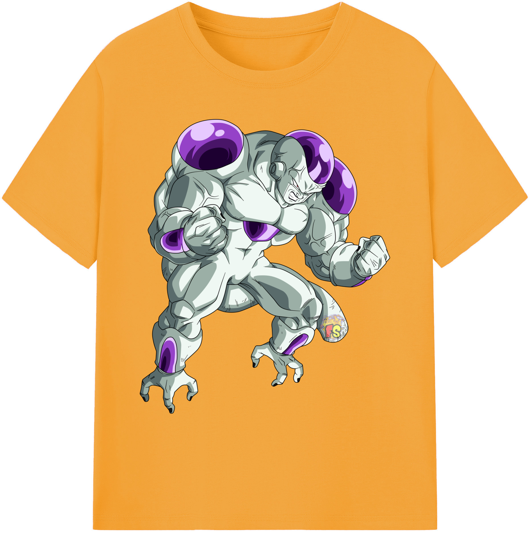 （画像用） ドラゴンボール フリーザ DRAGON BALL Frieza 綿100％ メンズ半袖Tシャツ｜肌触りやわらか＆通気性