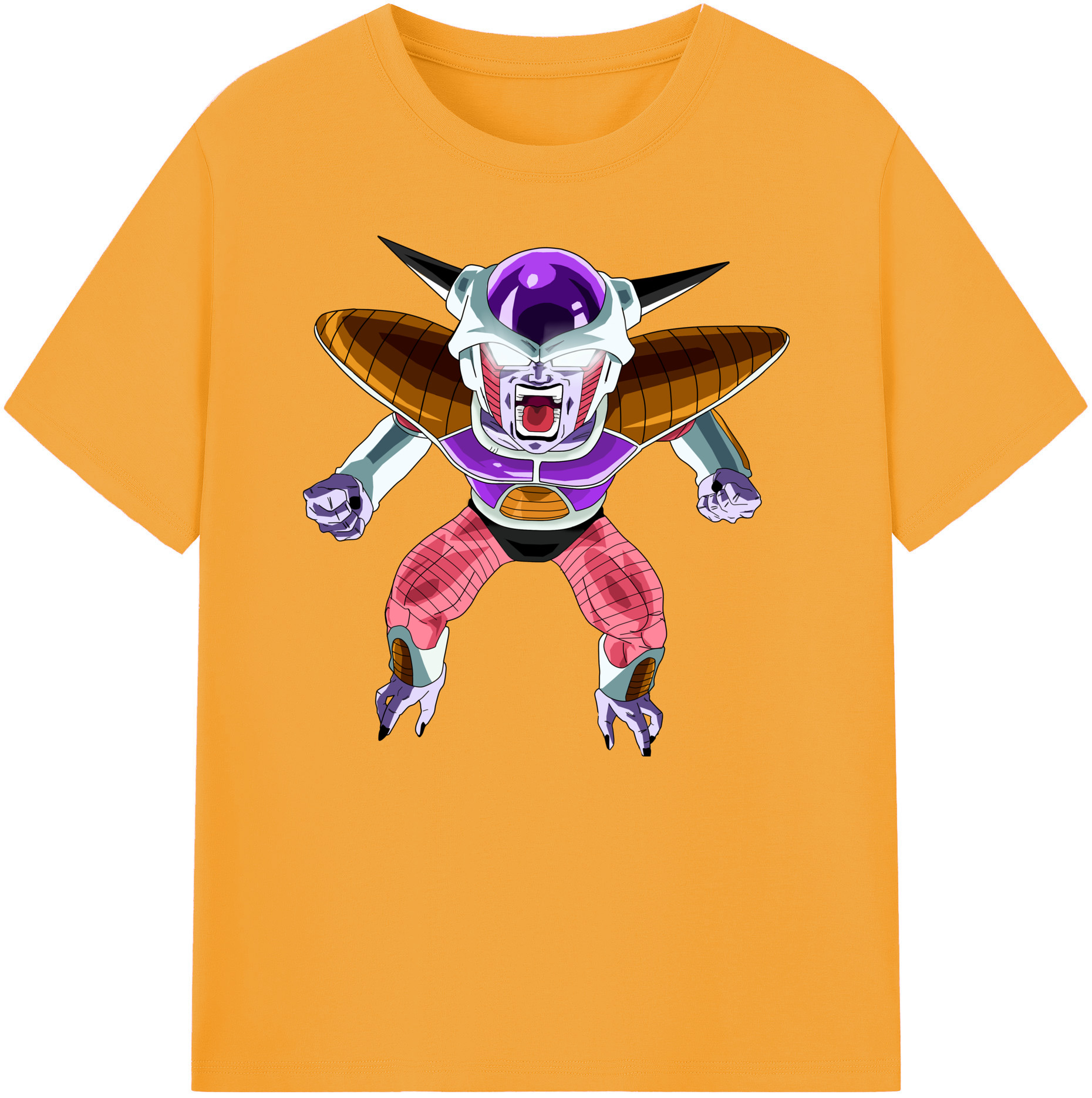 （画像用） ドラゴンボール フリーザ DRAGON BALL Frieza 綿100％ メンズ半袖Tシャツ｜肌触りやわらか＆通気性
