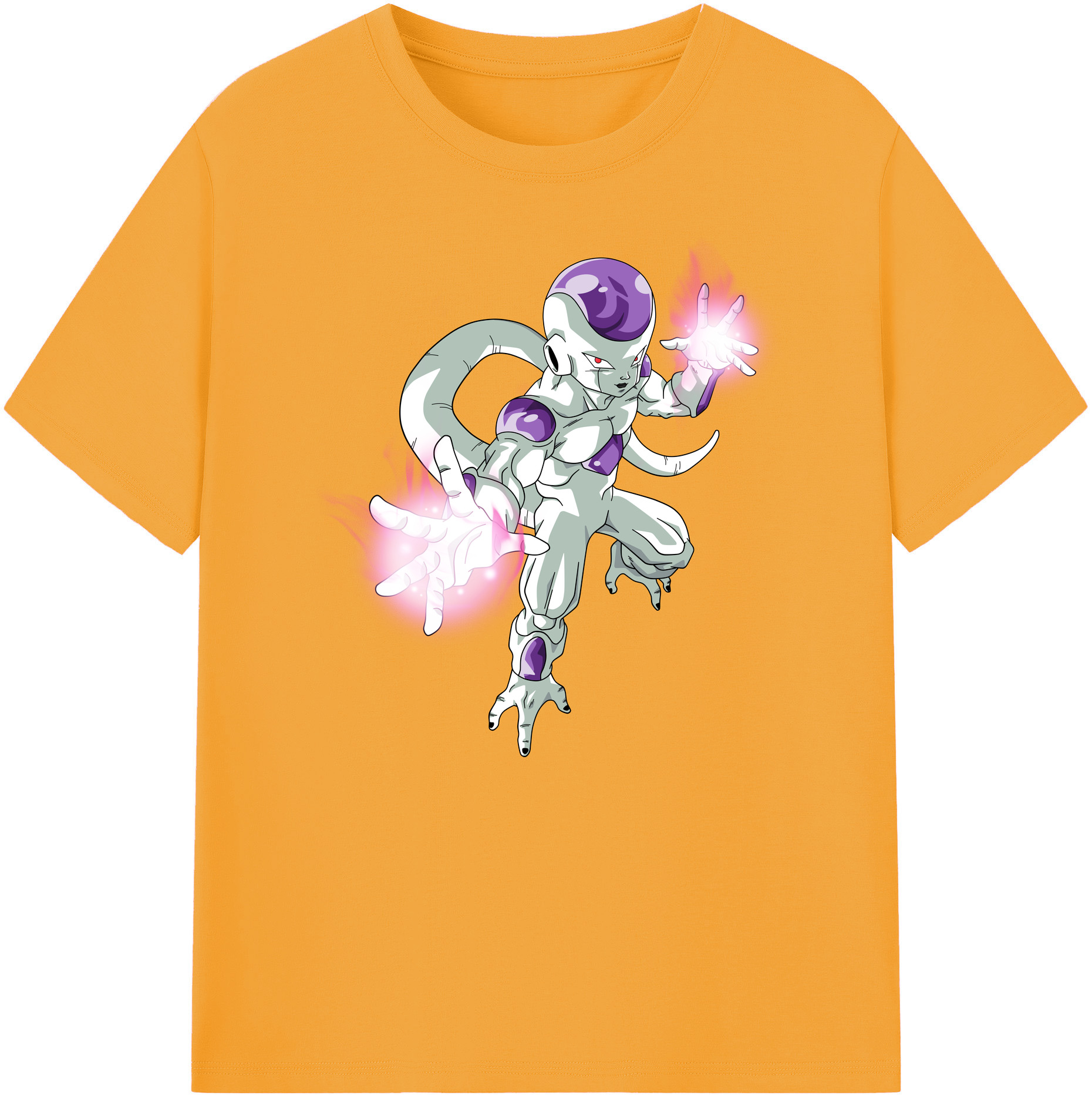 （画像用） ドラゴンボール フリーザ DRAGON BALL Frieza 綿100％ メンズ半袖Tシャツ｜肌触りやわらか＆通気性