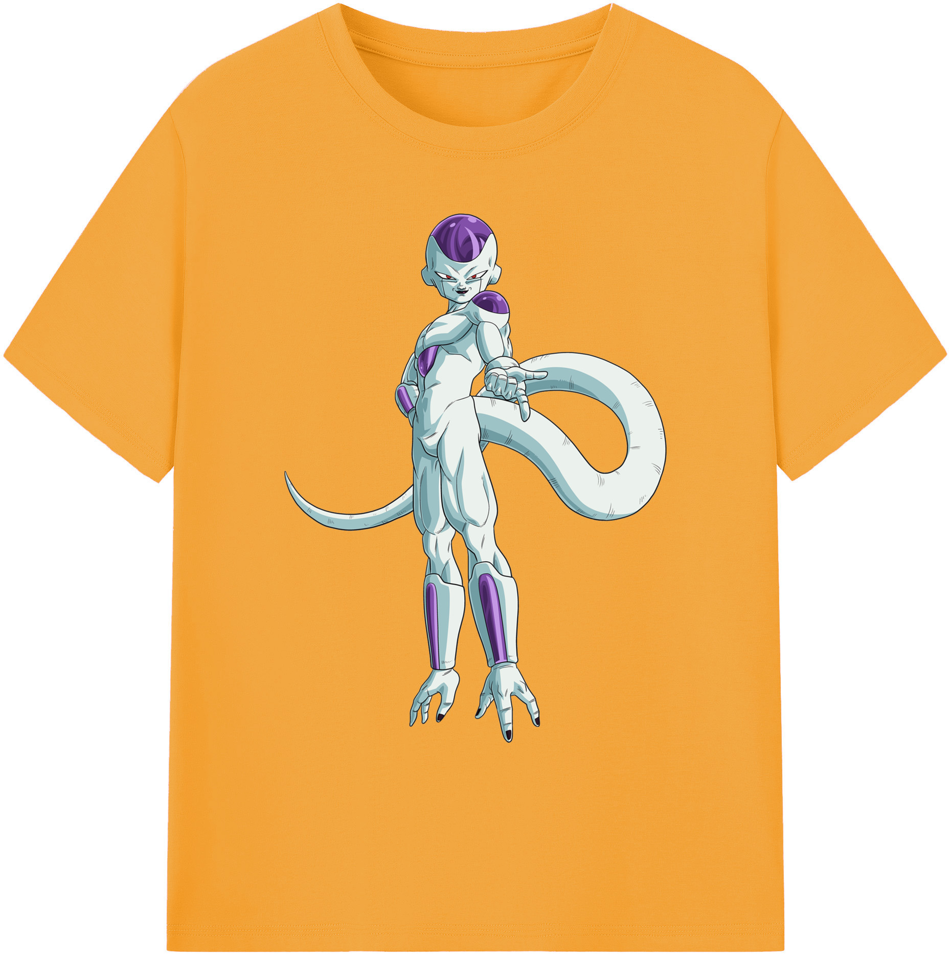 （画像用） ドラゴンボール フリーザ DRAGON BALL Frieza 綿100％ メンズ半袖Tシャツ｜肌触りやわらか＆通気性