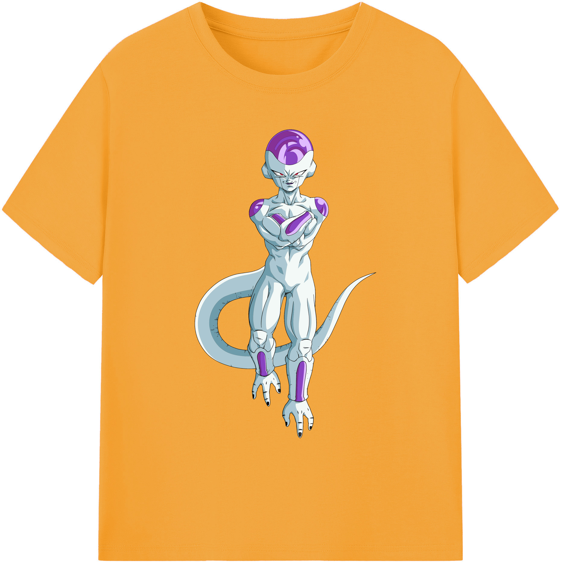 （画像用） ドラゴンボール フリーザ DRAGON BALL Frieza 綿100％ メンズ半袖Tシャツ｜肌触りやわらか＆通気性