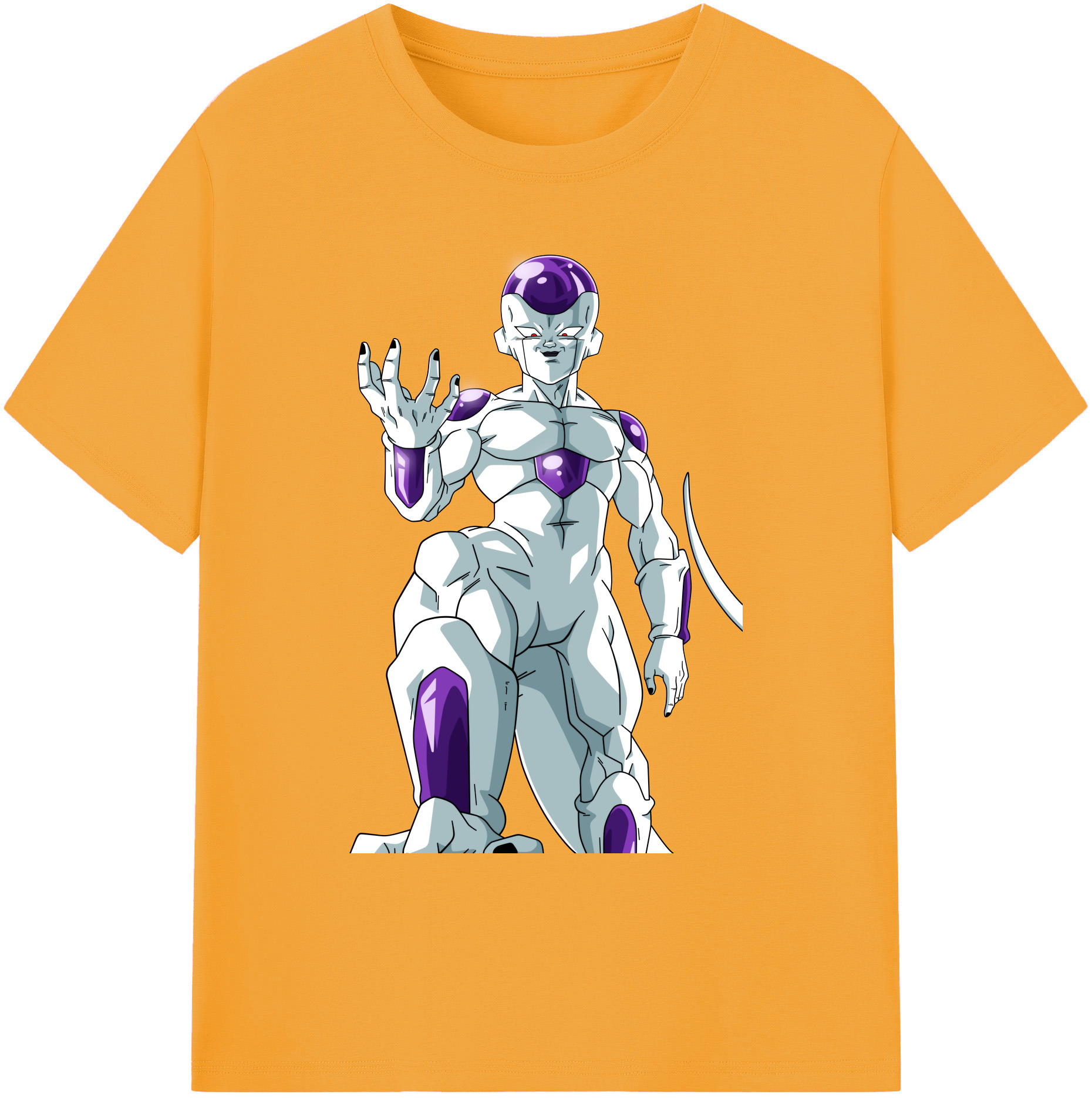 （画像用） ドラゴンボール フリーザ DRAGON BALL Frieza 綿100％ メンズ半袖Tシャツ｜肌触りやわらか＆通気性