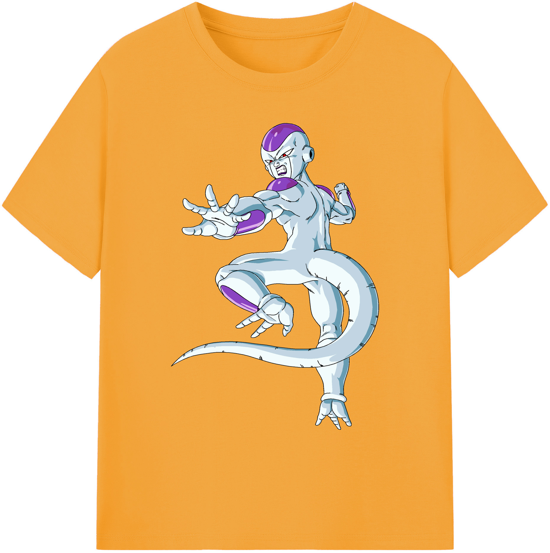 （画像用） ドラゴンボール フリーザ DRAGON BALL Frieza 綿100％ メンズ半袖Tシャツ｜肌触りやわらか＆通気性