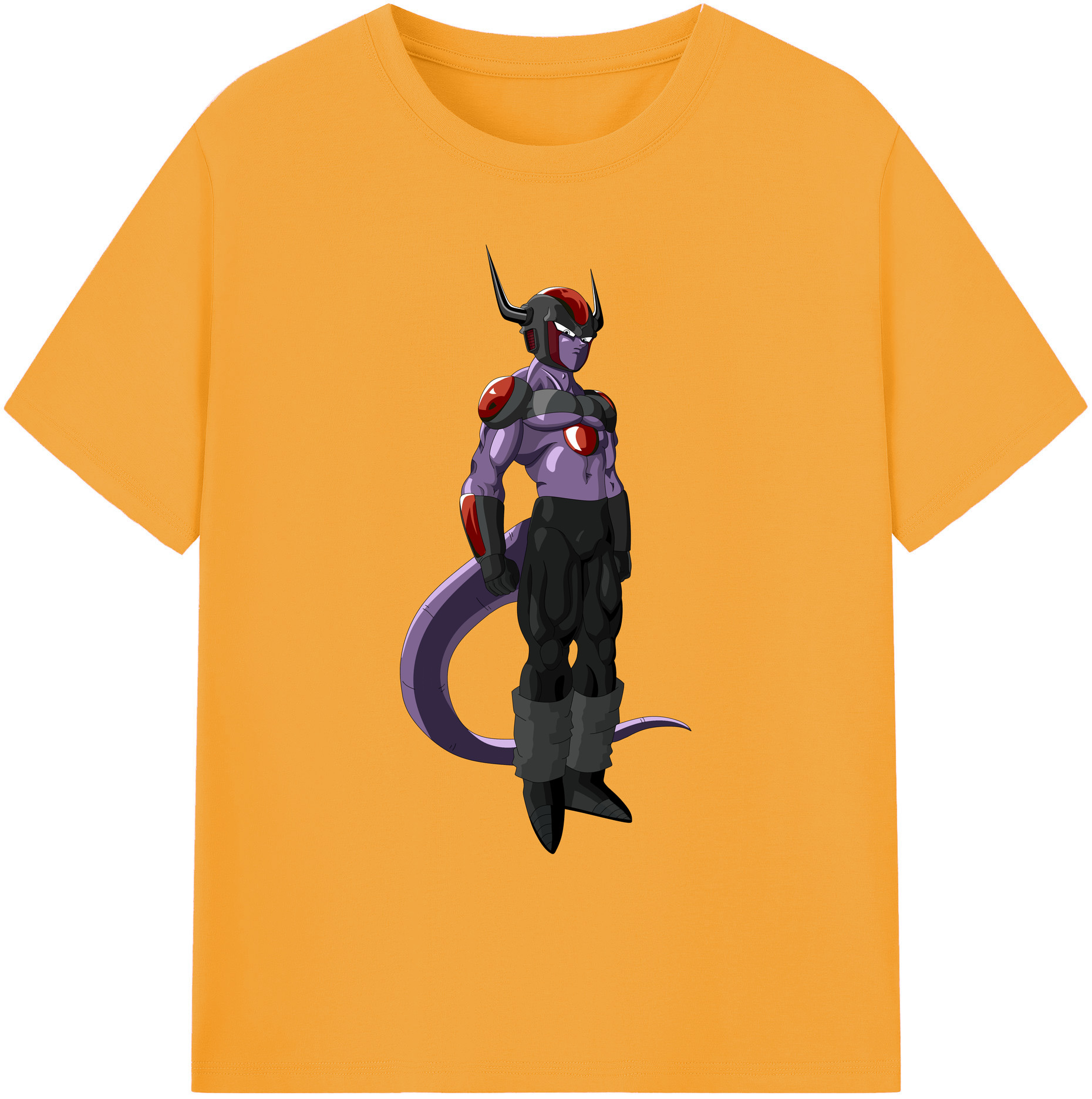 （画像用） ドラゴンボール フリーザ DRAGON BALL Frieza 綿100％ メンズ半袖Tシャツ｜肌触りやわらか＆通気性