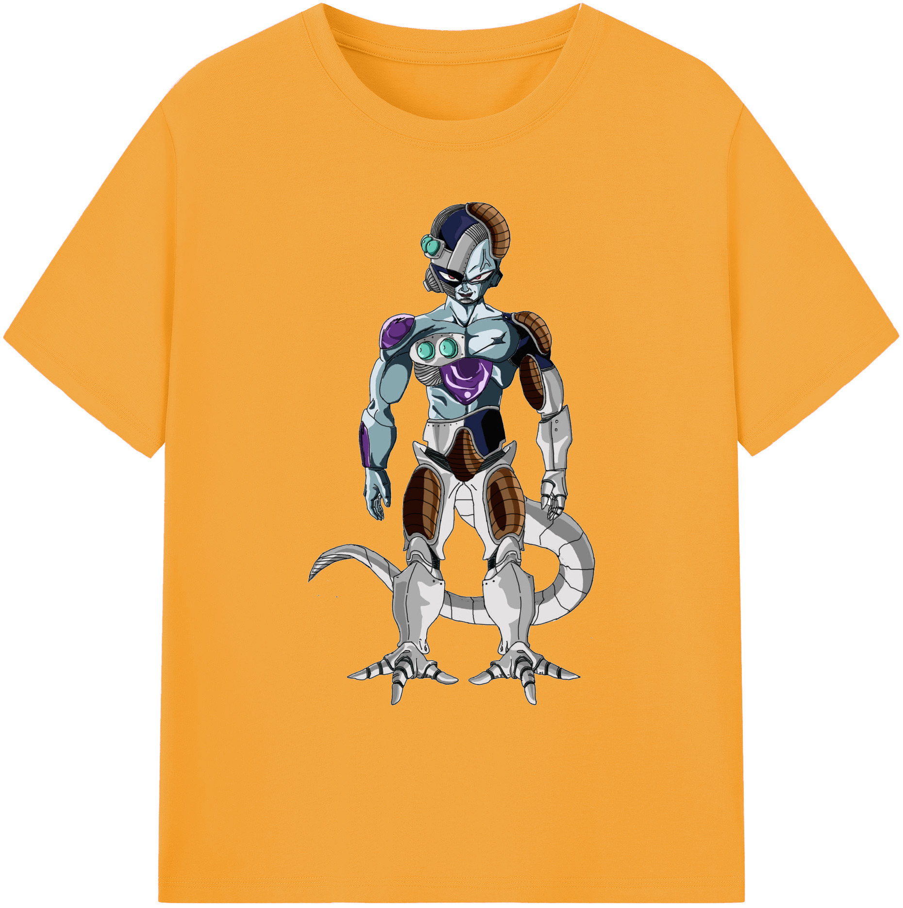 （画像用） ドラゴンボール クウラ DRAGON BALL Cooler Coora 綿100％ メンズ半袖Tシャツ｜肌触りやわらか＆通気性