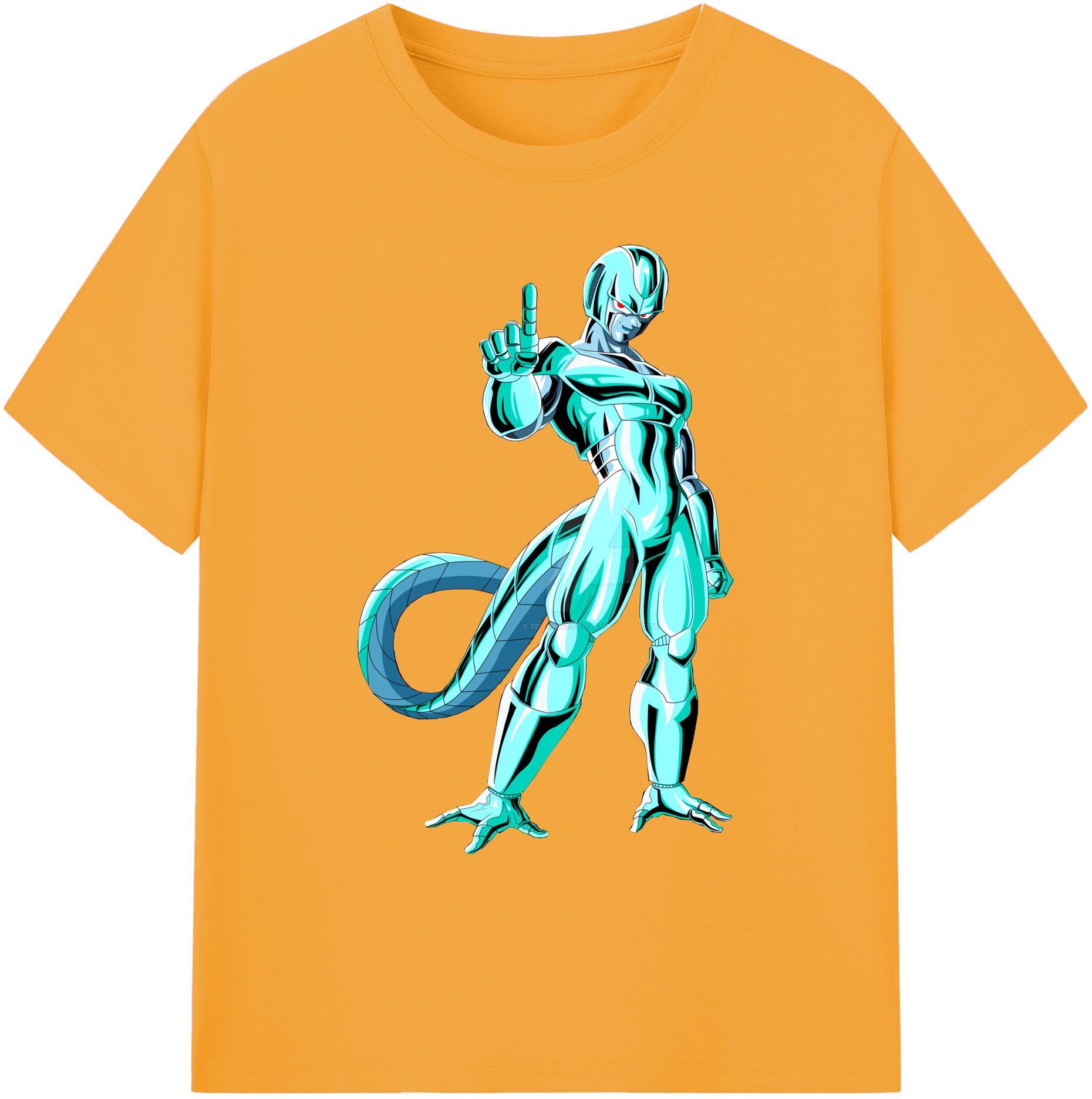 （画像用） ドラゴンボール クウラ DRAGON BALL Cooler Coora 綿100％ メンズ半袖Tシャツ｜肌触りやわらか＆通気性