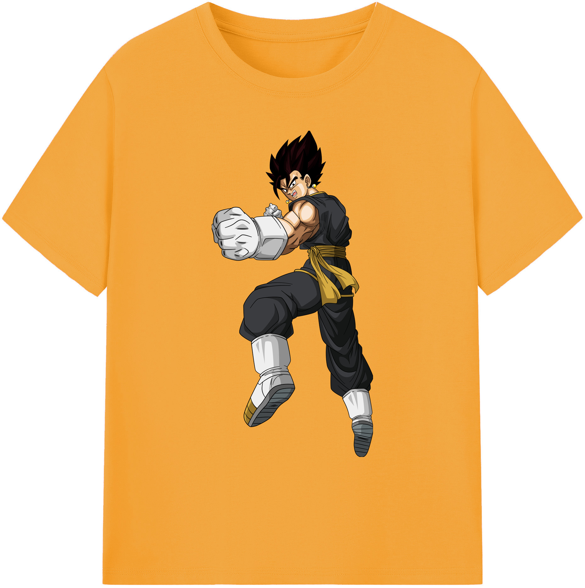 （画像用） ドラゴンボール ベジット DRAGON BALL Vegetto 綿100％ メンズ半袖Tシャツ｜肌触りやわらか＆通気性