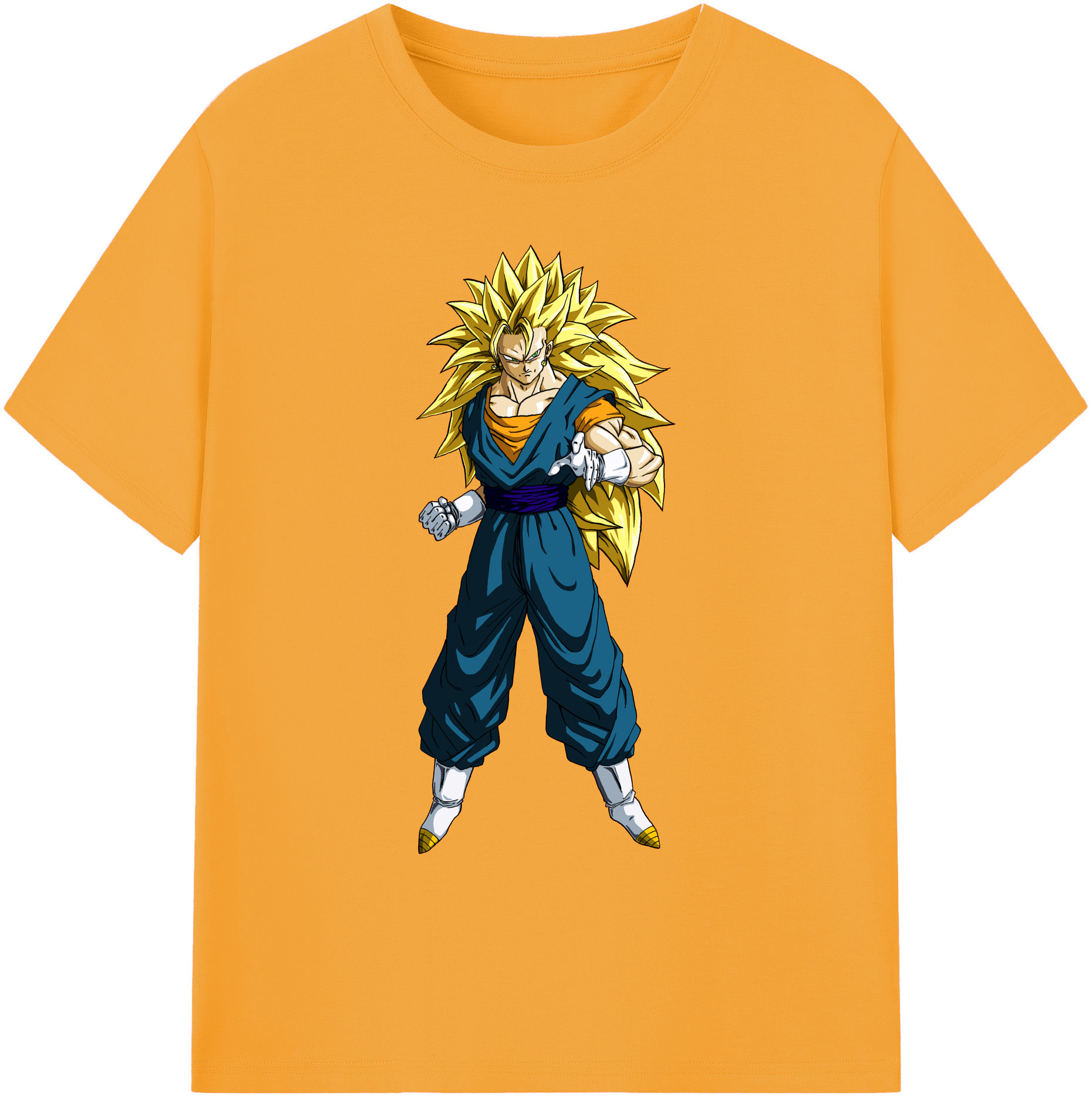 （画像用） ドラゴンボール ベジット DRAGON BALL Vegetto 綿100％ メンズ半袖Tシャツ｜肌触りやわらか＆通気性