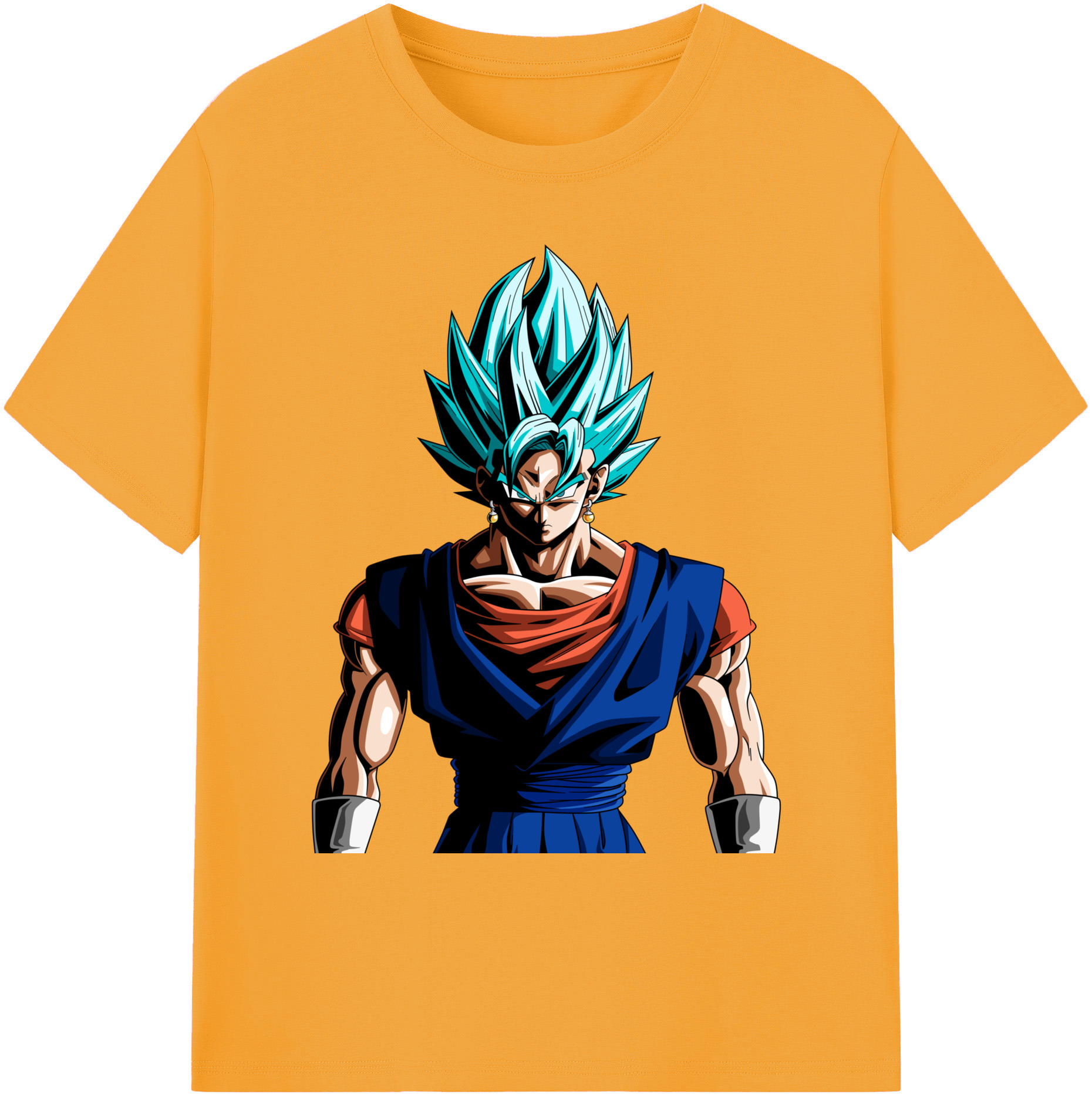 （画像用） ドラゴンボール ベジット DRAGON BALL Vegetto 綿100％ メンズ半袖Tシャツ｜肌触りやわらか＆通気性