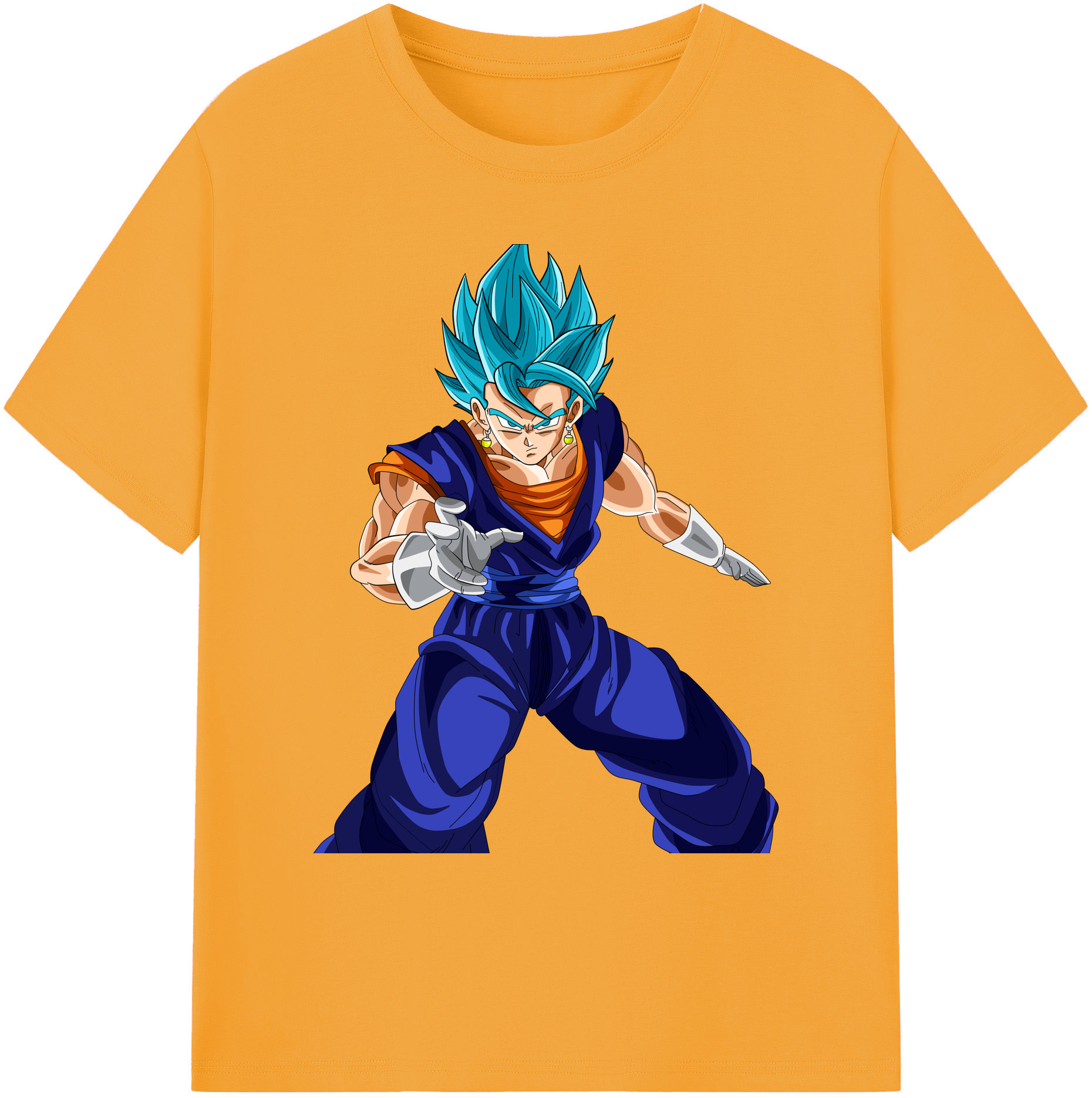 （画像用） ドラゴンボール ベジット DRAGON BALL Vegetto 綿100％ メンズ半袖Tシャツ｜肌触りやわらか＆通気性