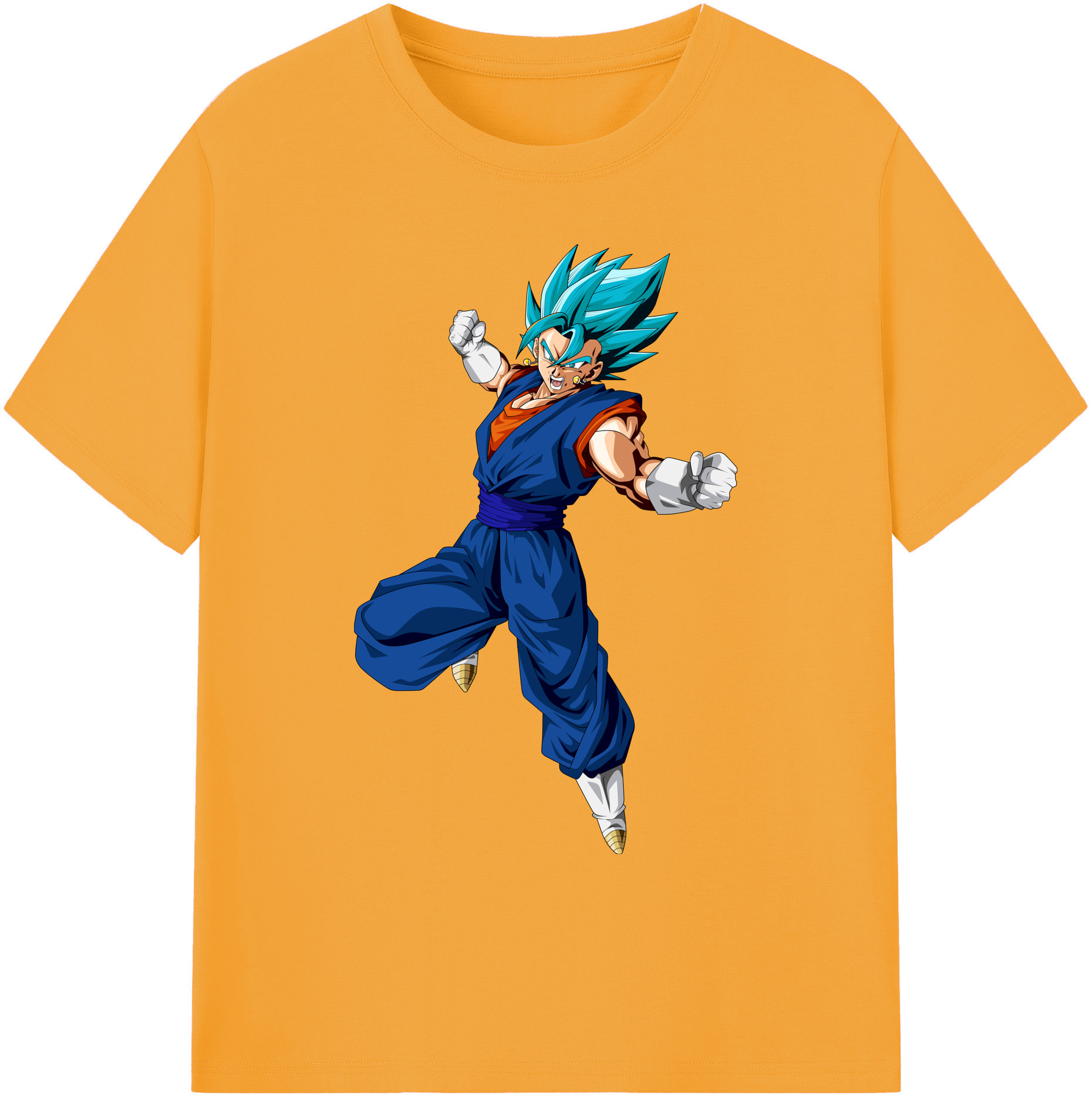 （画像用） ドラゴンボール ベジット DRAGON BALL Vegetto 綿100％ メンズ半袖Tシャツ｜肌触りやわらか＆通気性
