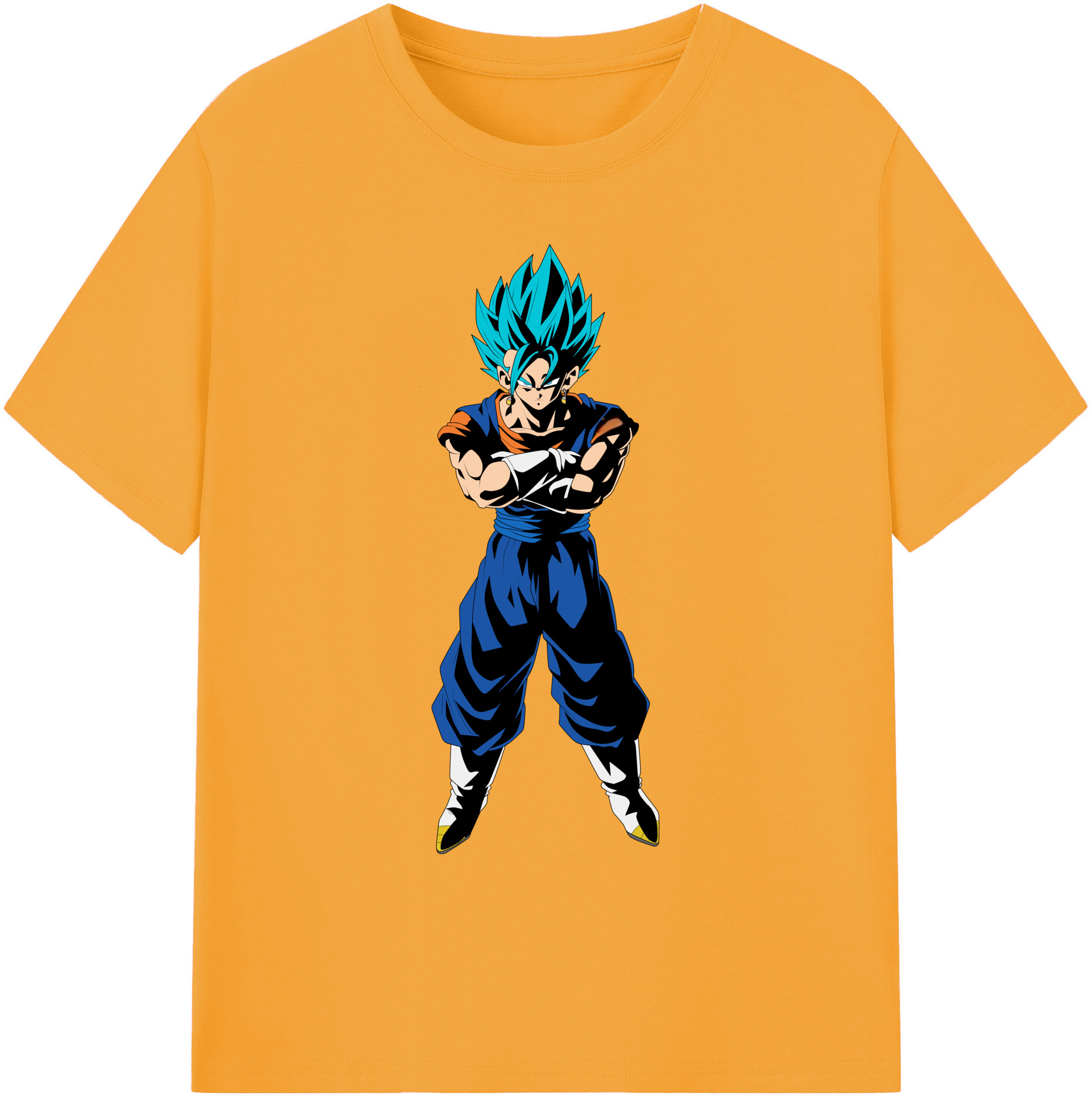 （画像用） ドラゴンボール ベジット DRAGON BALL Vegetto 綿100％ メンズ半袖Tシャツ｜肌触りやわらか＆通気性
