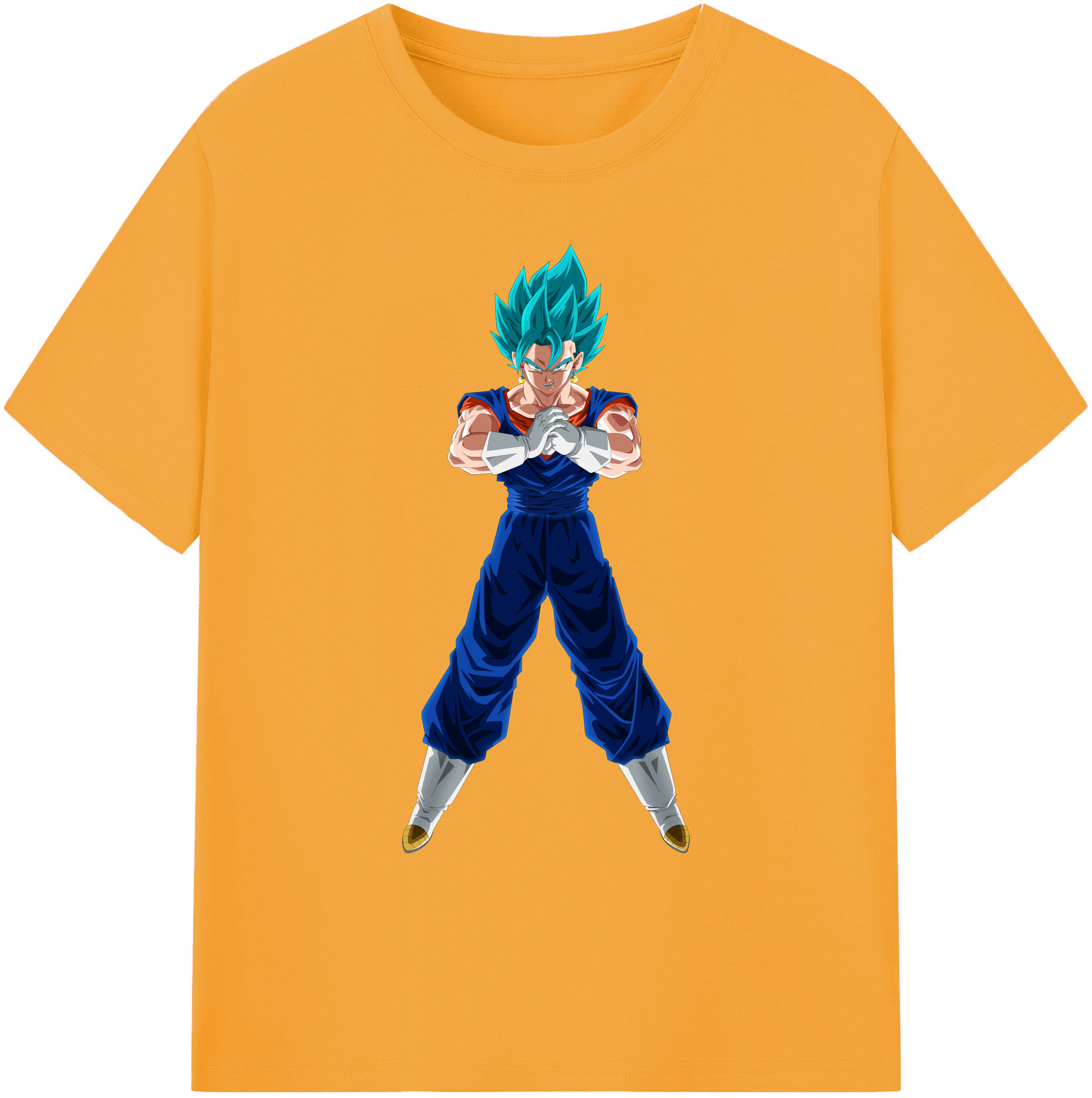 （画像用） ドラゴンボール ベジット DRAGON BALL Vegetto 綿100％ メンズ半袖Tシャツ｜肌触りやわらか＆通気性