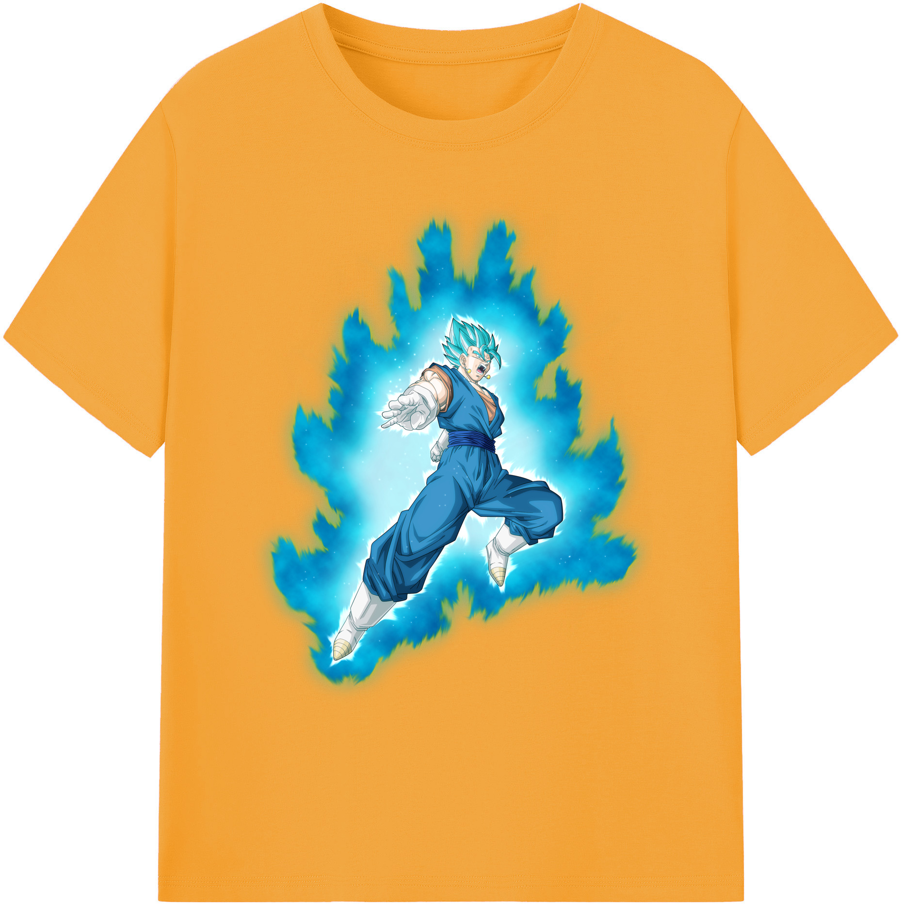 （画像用） ドラゴンボール ベジット DRAGON BALL Vegetto 綿100％ メンズ半袖Tシャツ｜肌触りやわらか＆通気性