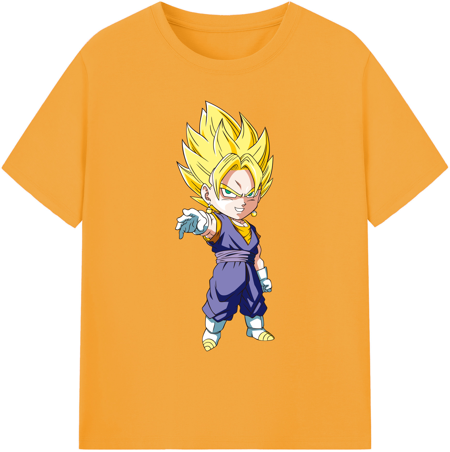 （画像用） ドラゴンボール ベジット DRAGON BALL Vegetto 綿100％ メンズ半袖Tシャツ｜肌触りやわらか＆通気性