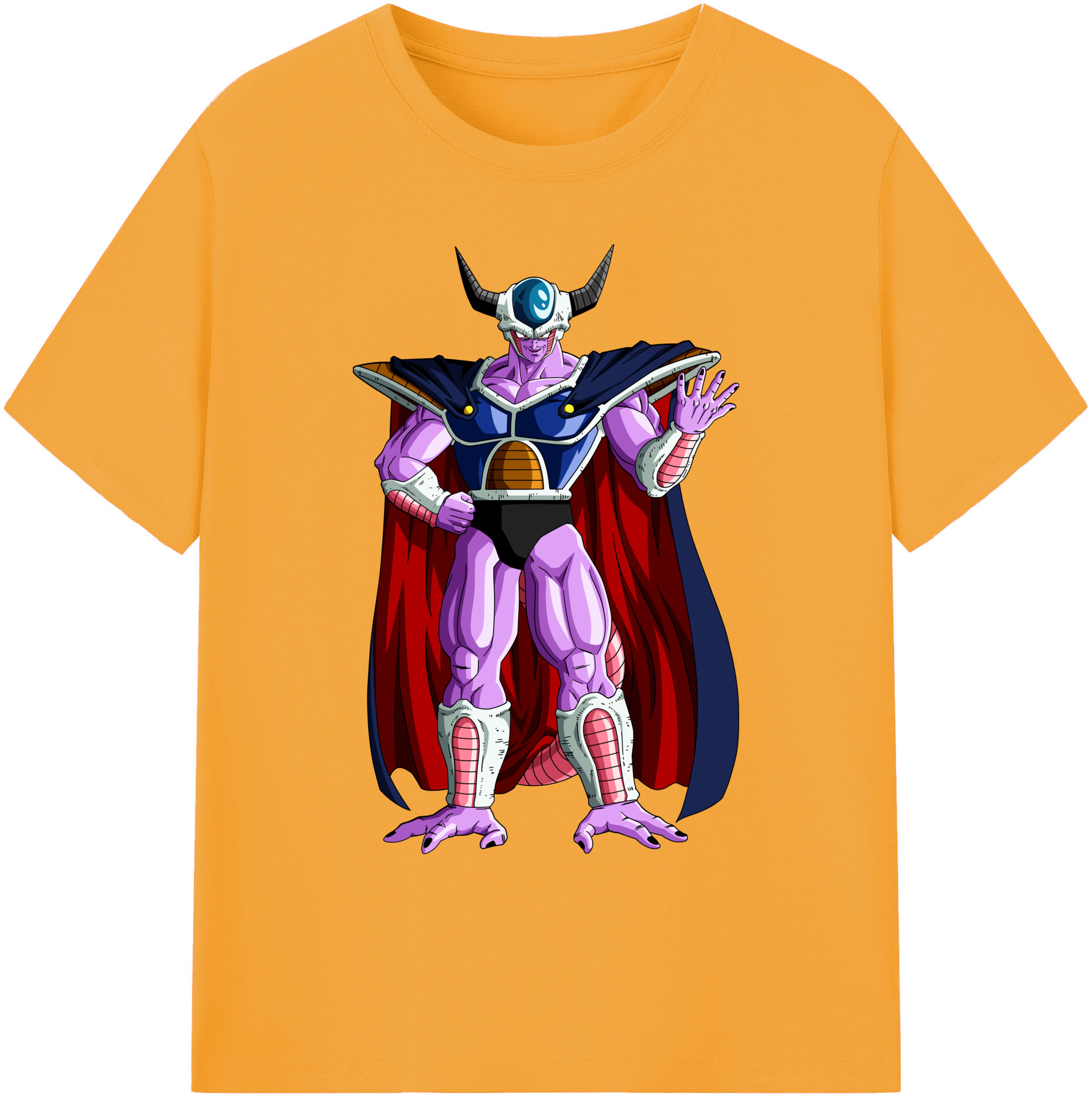 （画像用） ドラゴンボール コルド大王 DRAGON BALL King Cold 綿100％ メンズ半袖Tシャツ｜肌触りやわらか＆通気性