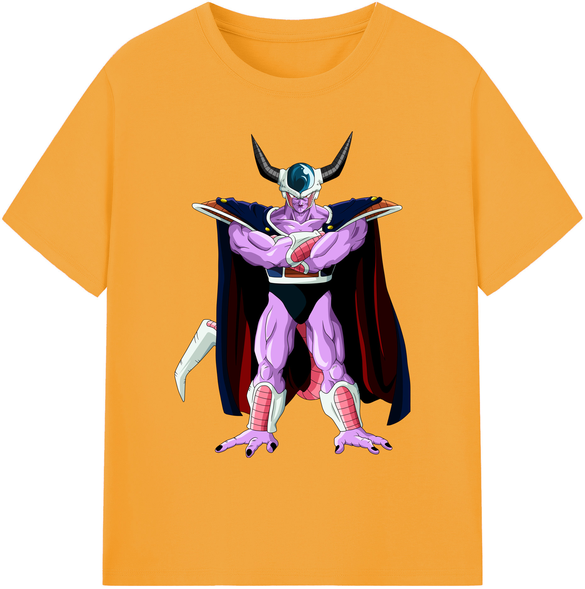 （画像用） ドラゴンボール コルド大王 DRAGON BALL King Cold 綿100％ メンズ半袖Tシャツ｜肌触りやわらか＆通気性