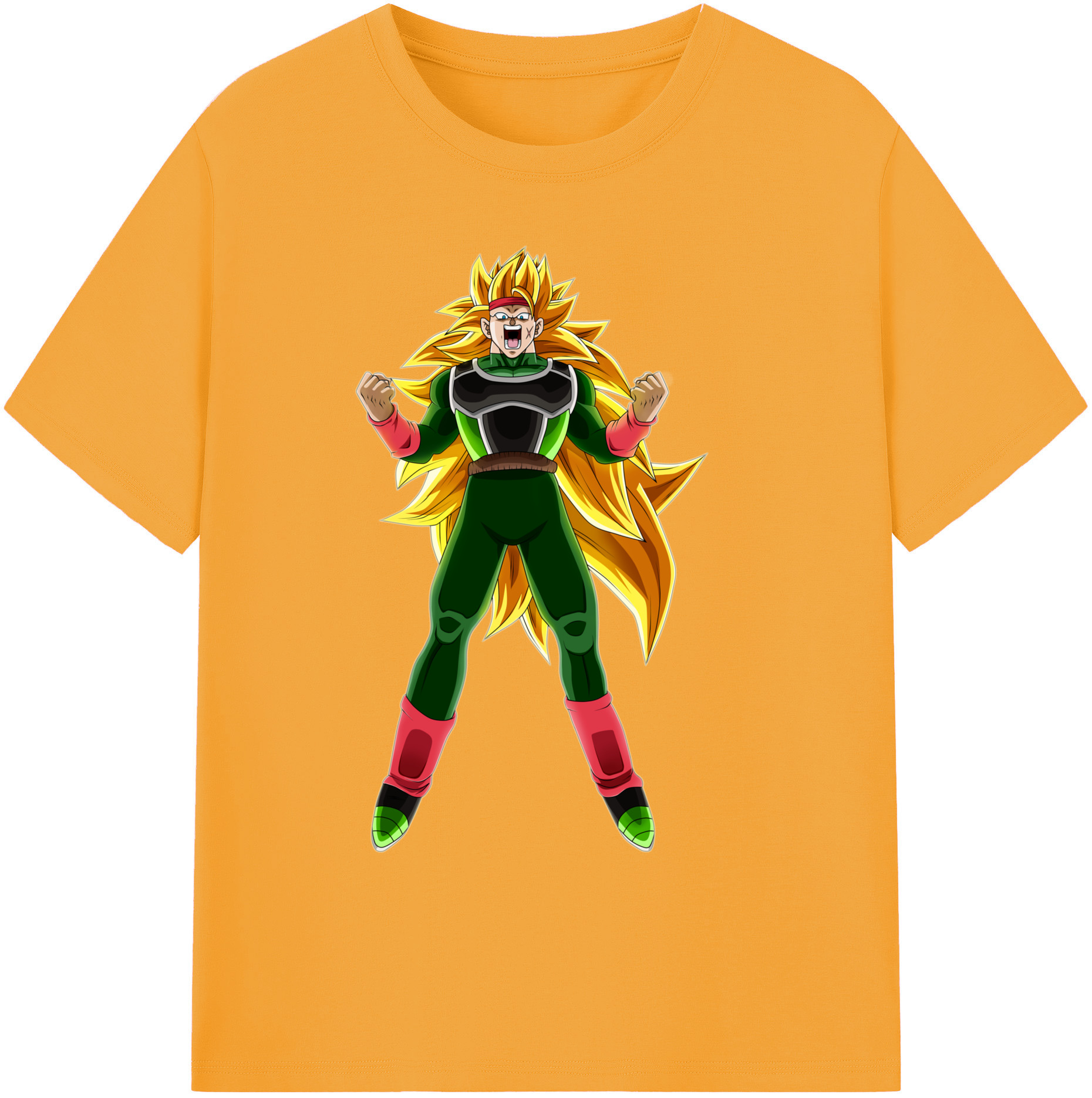 （画像用） ドラゴンボール ブロリー DRAGON BALL Broli 綿100％ メンズ半袖Tシャツ｜肌触りやわらか＆通気性