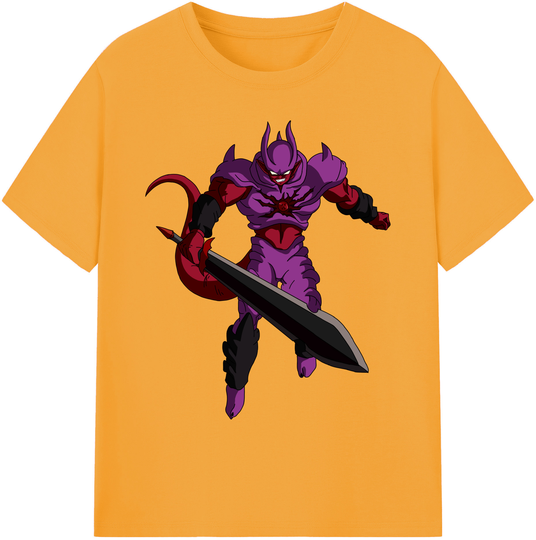 （画像用） ドラゴンボール ジャネンバ DRAGON BALL Janemba 綿100％ メンズ半袖Tシャツ｜肌触りやわらか＆通気性