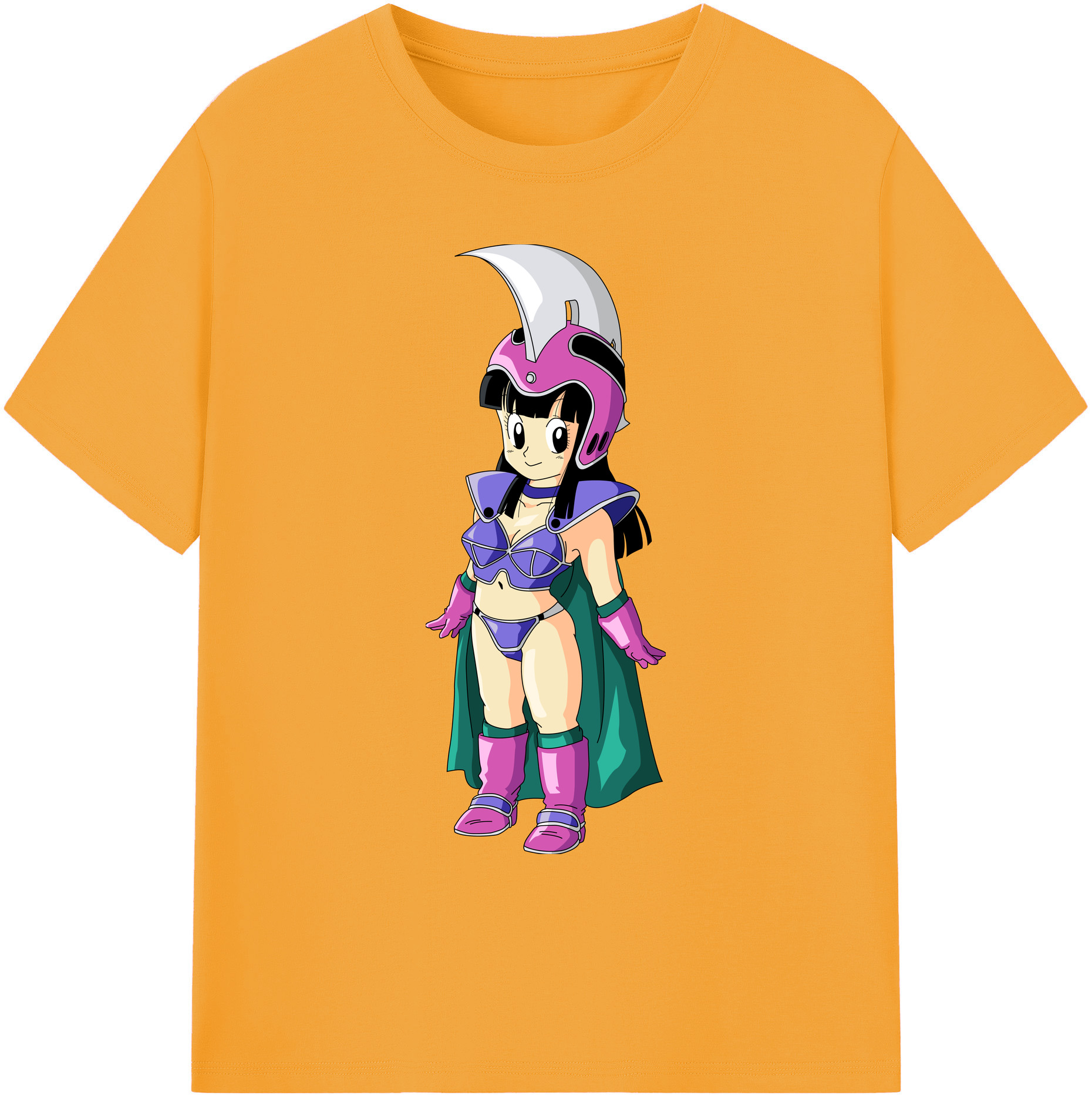 （画像用） ドラゴンボール チチ DRAGON BALL Chichi 綿100％ メンズ半袖Tシャツ｜肌触りやわらか＆通気性