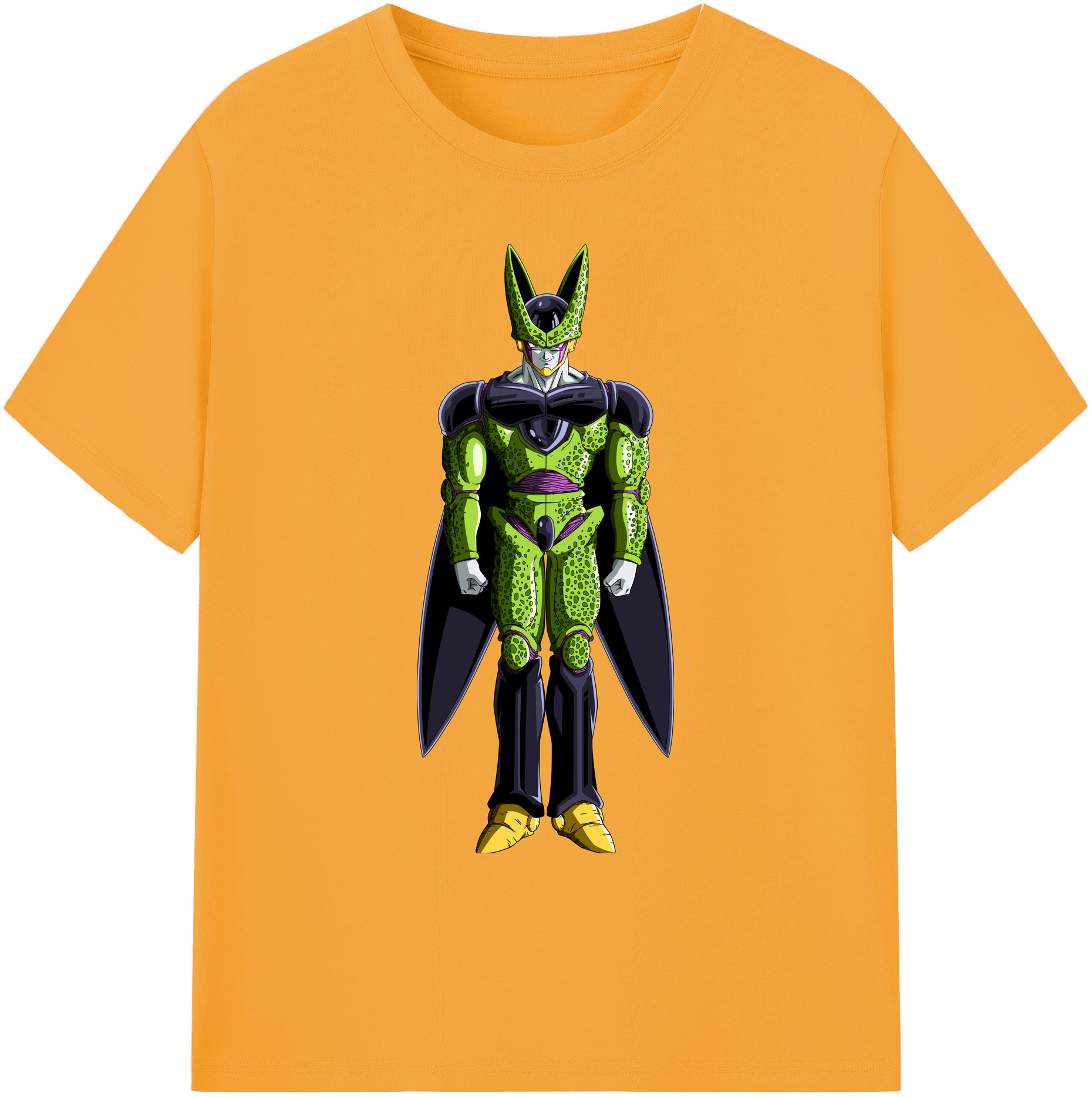 （画像用） ドラゴンボール セル DRAGON BALL Cell 綿100％ メンズ半袖Tシャツ｜肌触りやわらか＆通気性