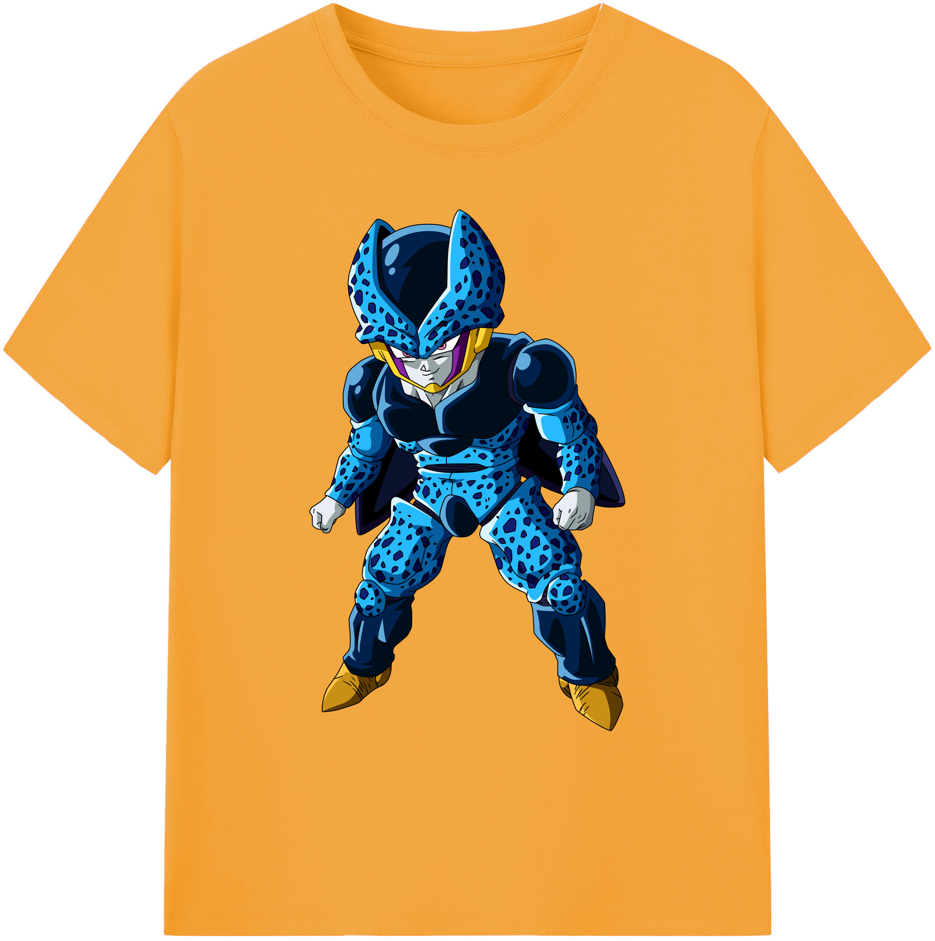 （画像用） ドラゴンボール セル DRAGON BALL Cell 綿100％ メンズ半袖Tシャツ｜肌触りやわらか＆通気性